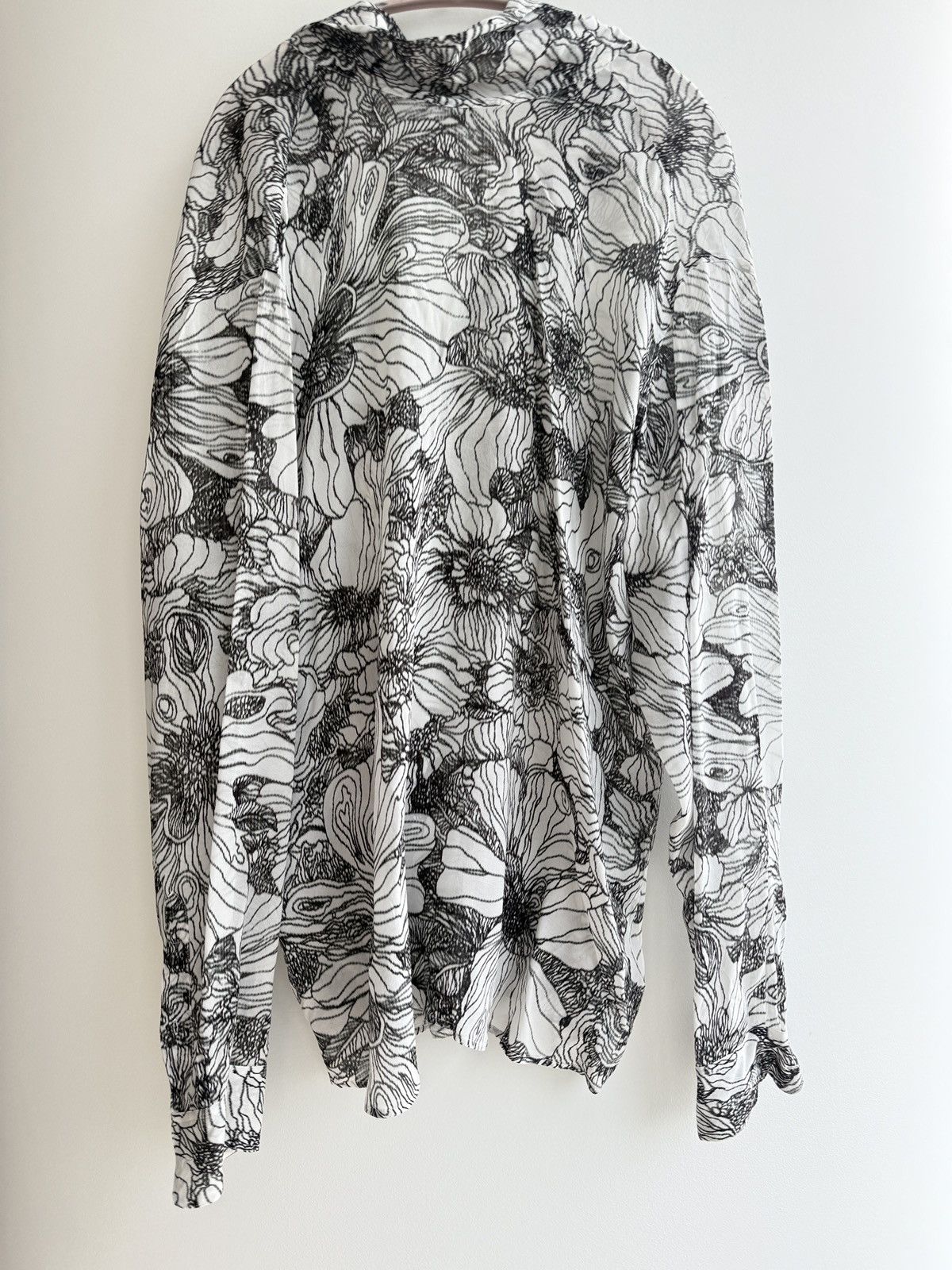 Dries Van Noten Dries Van Noten White Conti Turtleneck Size US M / EU 48-50 / 2 - 2 Thumbnail