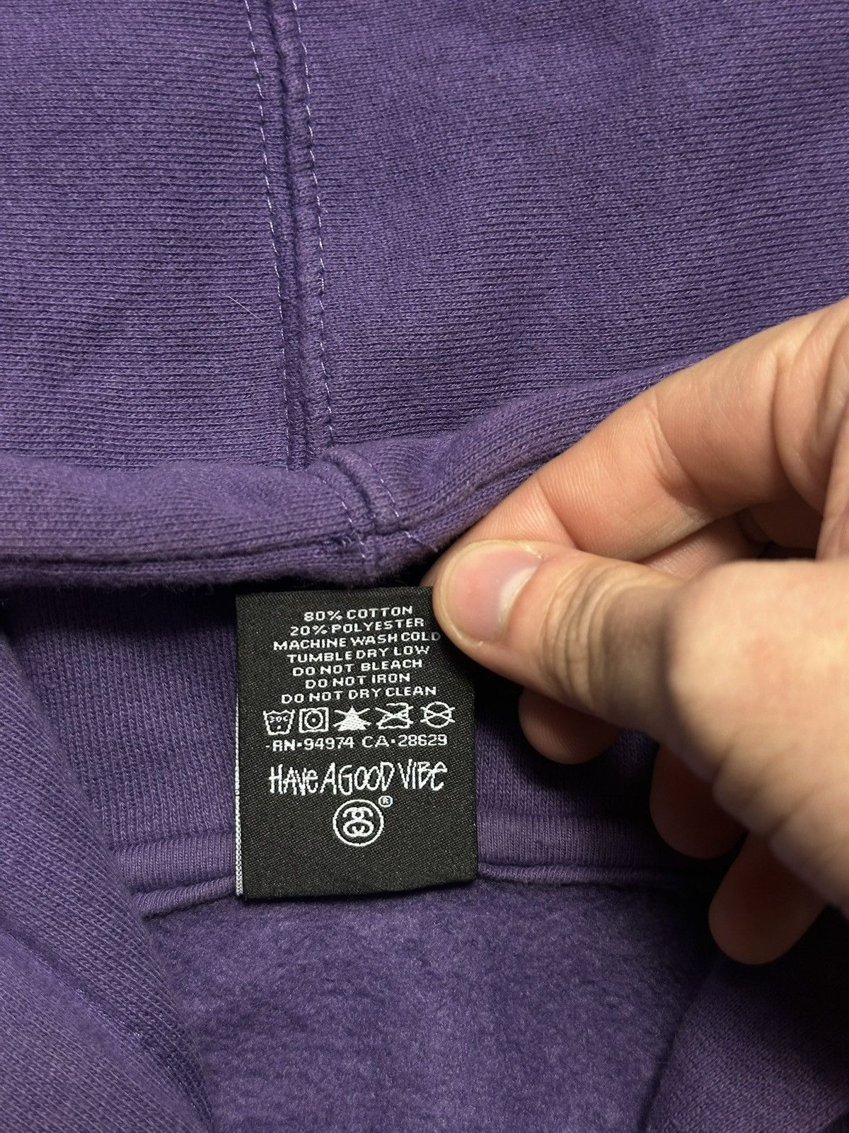 Stussy Vintage Stussy Zip Hoodie Size US S / EU 44-46 / 1 - 6 Thumbnail
