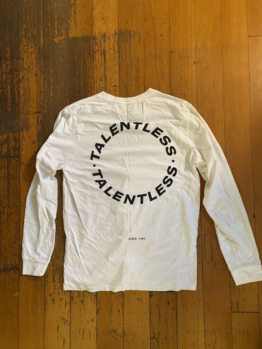 Talentless talentless white tee Size US M / EU 48-50 / 2 - 5 Thumbnail