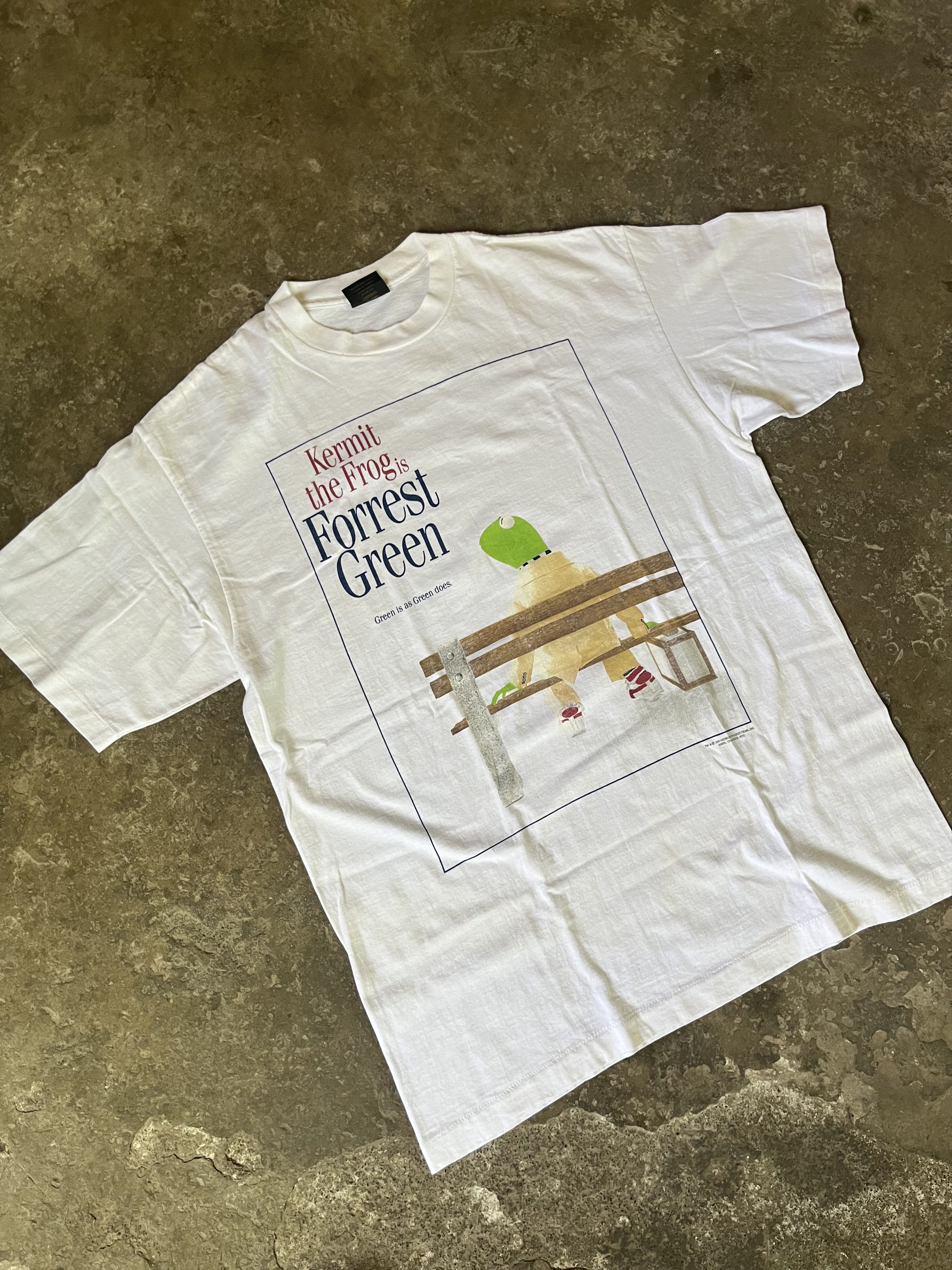Cartoon Network × Changes × Vintage Kermit the Frog "Forrest Green" Gump Parody Size US XL / EU 56 / 4 - 3 Thumbnail