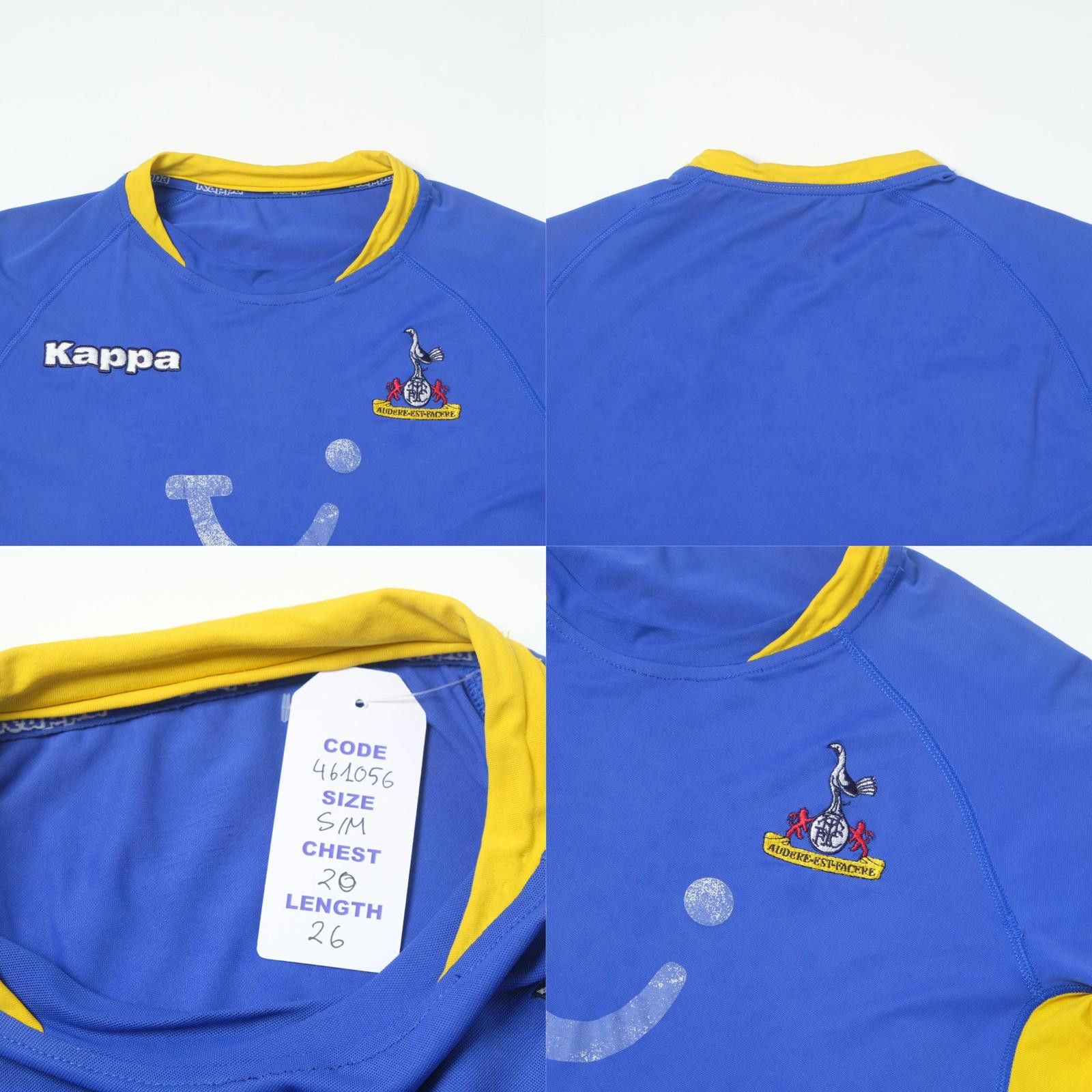 Kappa 2005/06 Tottenham Hotspur Away Shirt (S/M) Size US L / EU 52-54 / 3 - 4 Thumbnail