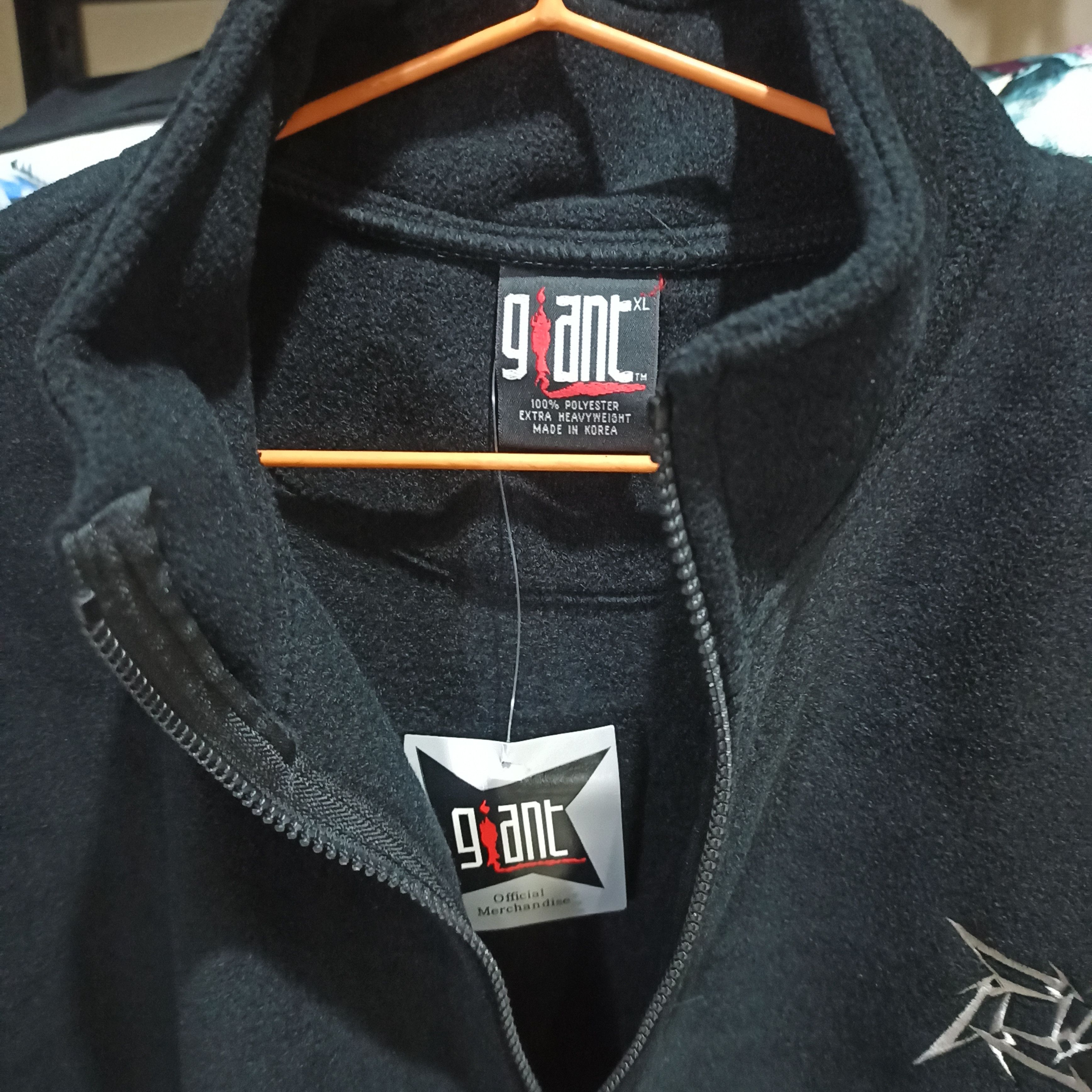 Giant × Metallica × Vintage Vintage Giant 90s Metallica Fleece vest jacket Size US XL / EU 56 / 4 - 3 Thumbnail
