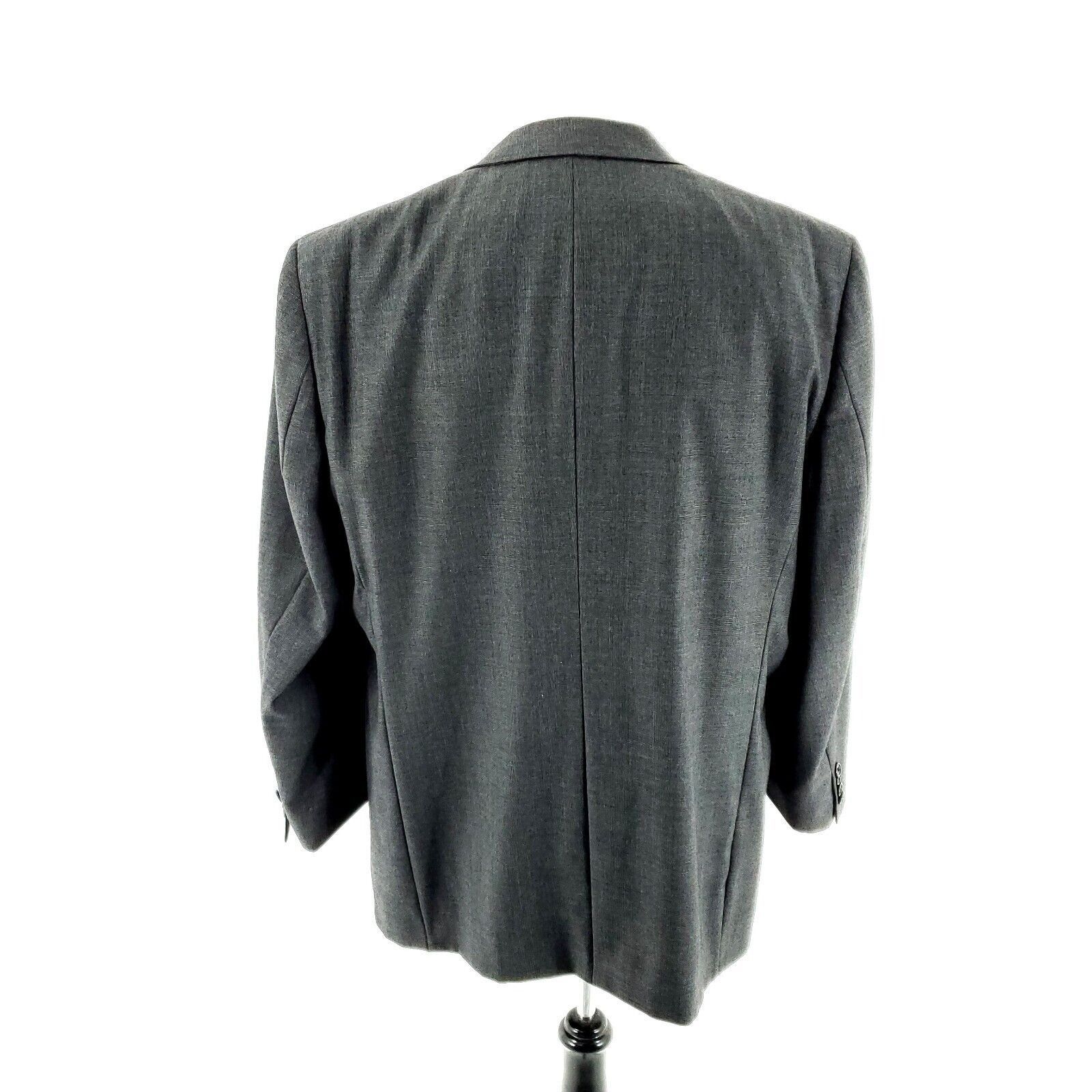 Loro Piana Loro Piana Daniel Cremieux Wool 2 Button Blazer 46L Gray Pla Size 46L - 5 Thumbnail