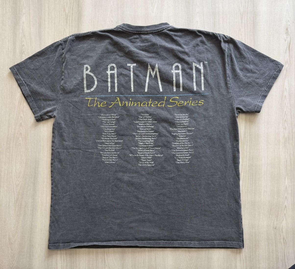 Vintage American Thrift Vintage Style Batman Forever Tee Faded Sz L Size US L / EU 52-54 / 3 - 6 Thumbnail