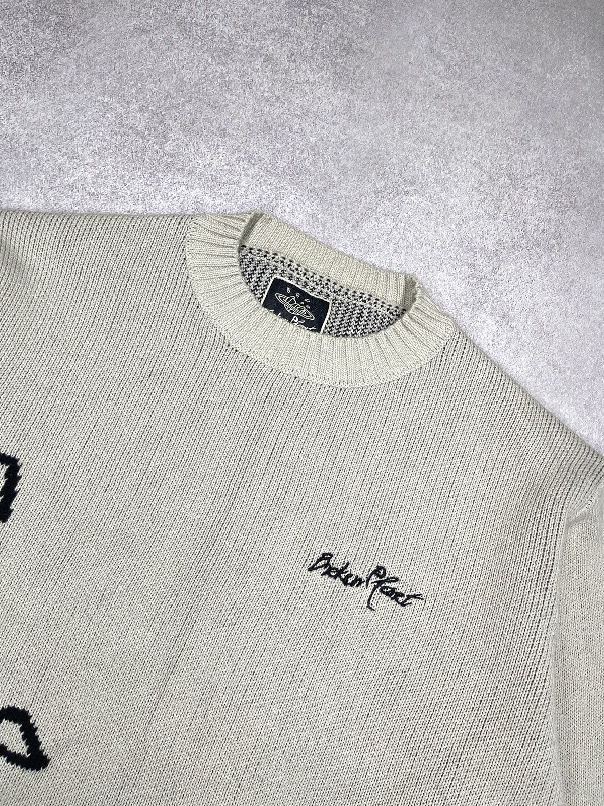 Broken Planet Broken Planet Knit Sweater Beige Organic Cotton Big Logo Size US S / EU 44-46 / 1 - 6 Thumbnail