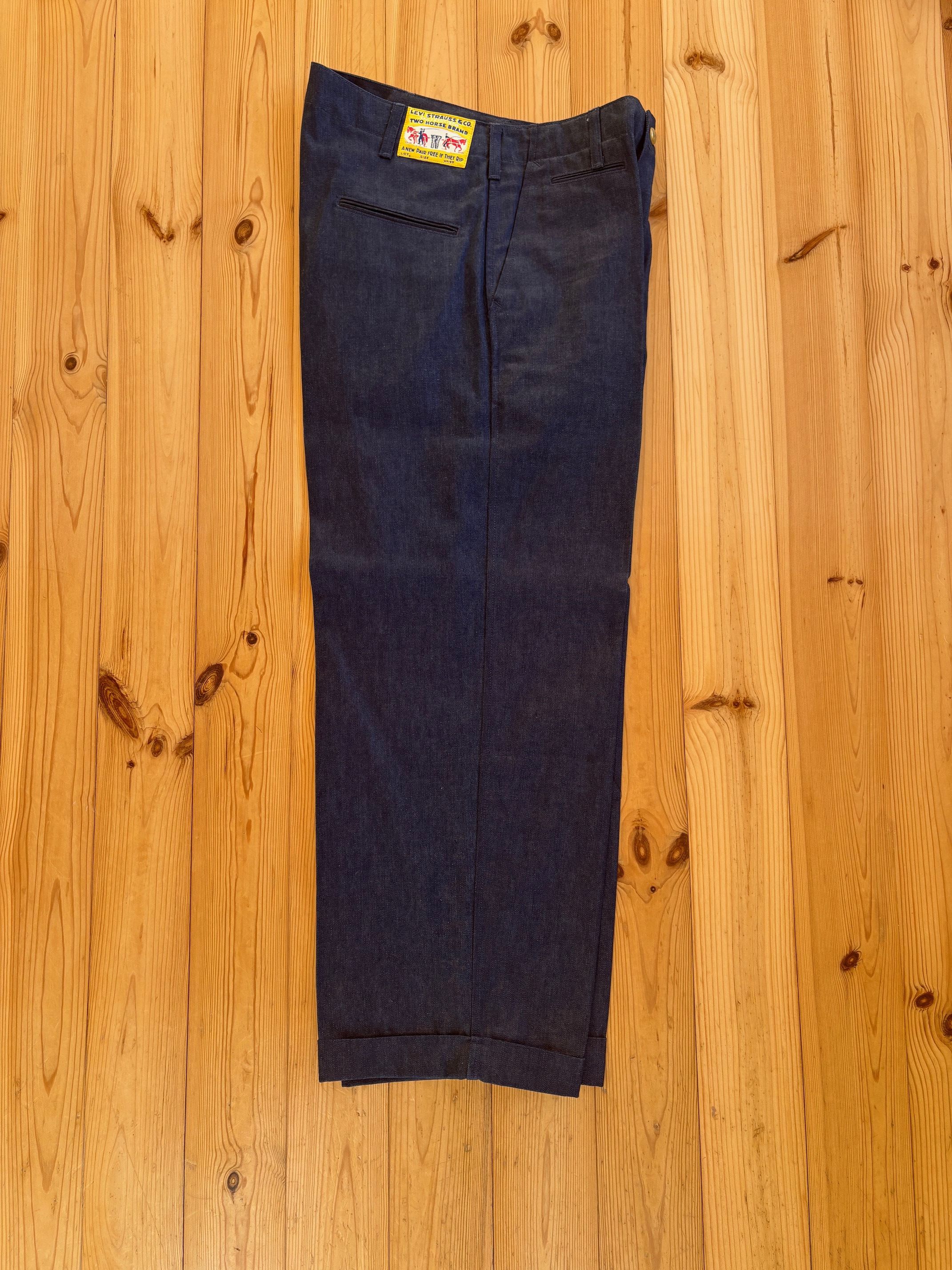 Levi's Vintage Clothing NWOT LVC 1920’s Balloon 31 Raw 2015 version denim jeans Size US 31 - 1 Thumbnail