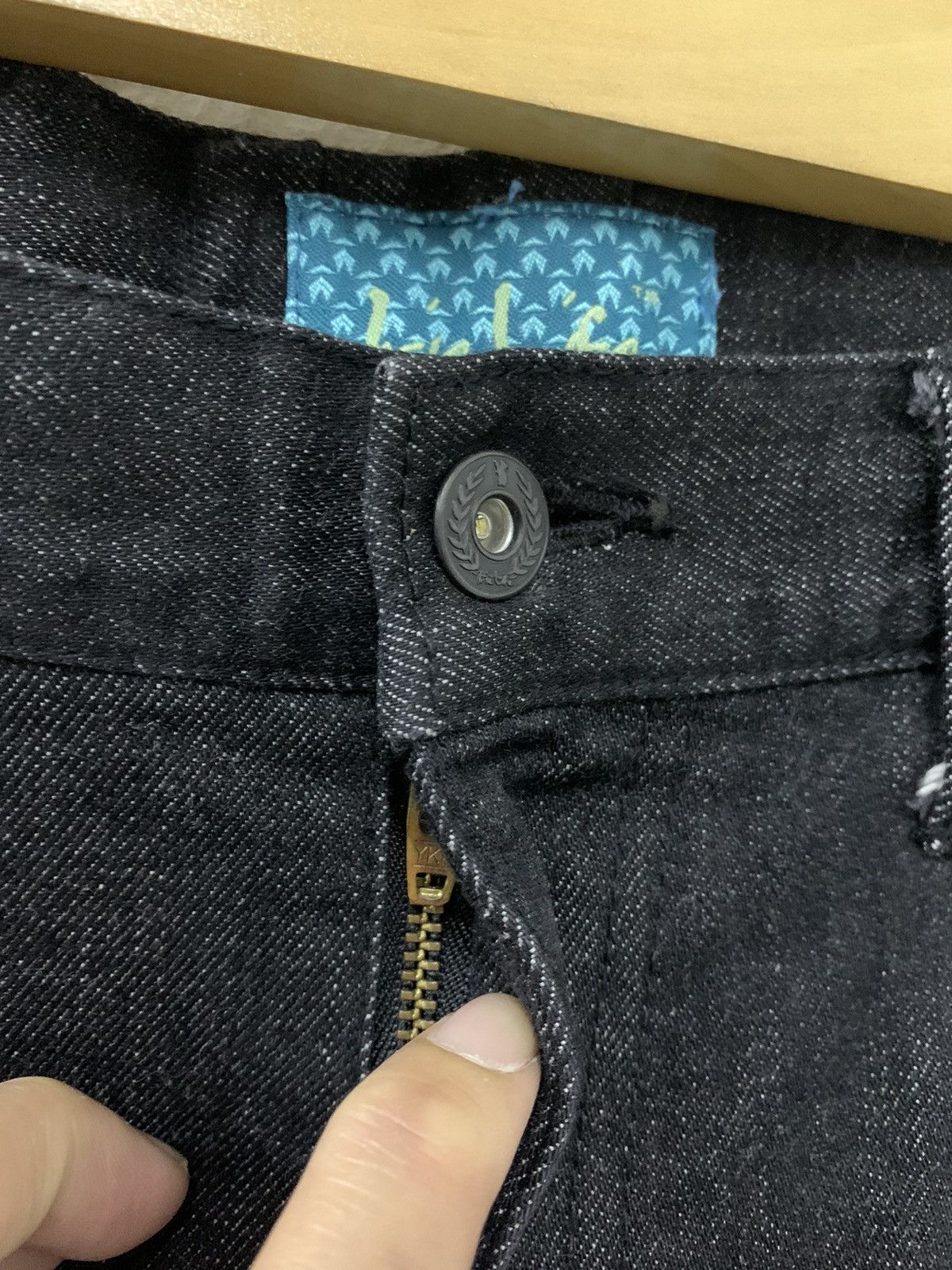 Japanese Brand Irie by Irielife denim Jorts 3 Quarter Black On Black Denim Size US 34 / EU 50 - 5 Thumbnail
