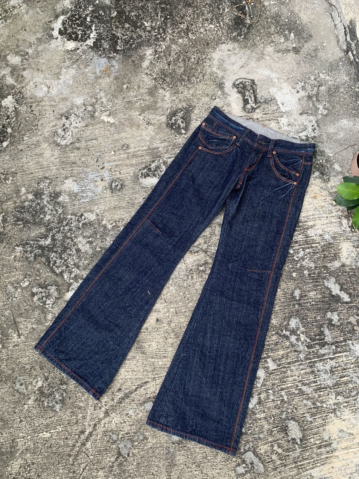 If Six Was Nine × Japanese Brand × Le Grande Bleu (L.G.B.) Flare et boite baggy bootcut jeans Size 32" / US 10 / IT 46 - 7 Thumbnail