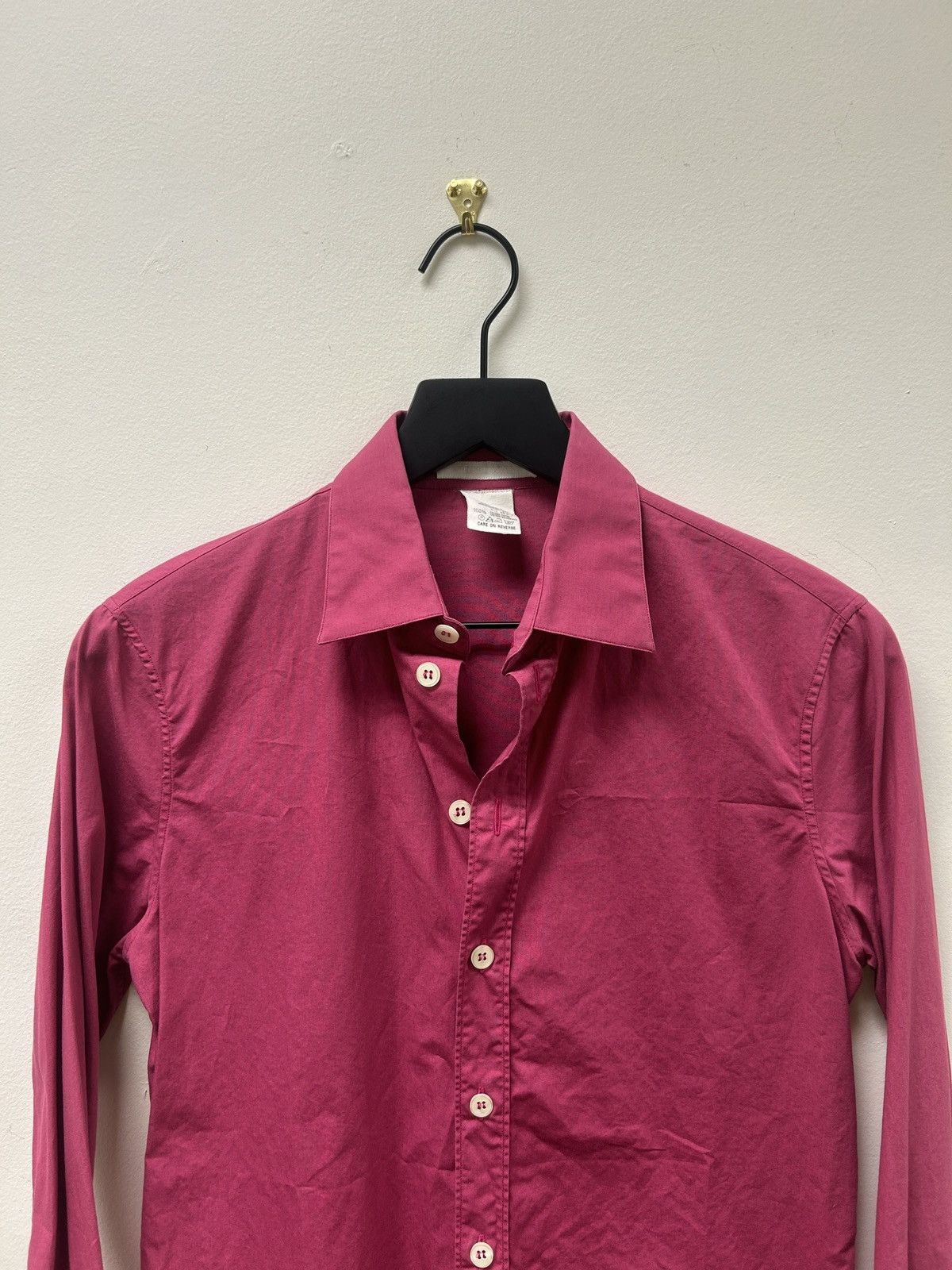 Helmut Lang SS00 Fuschia Turnup button up Size US S / EU 44-46 / 1 - 2 Thumbnail
