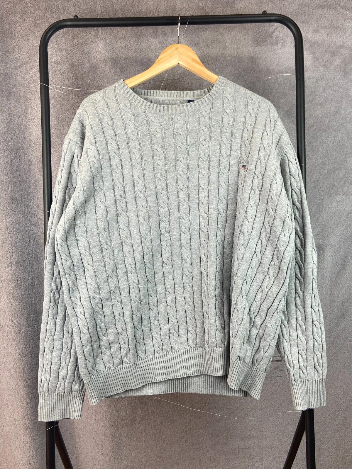 Gant Sweater Gant Vintage Y2K Streetwear High End Cable Knit Size US XXL / EU 58 / 5 - 1 Thumbnail