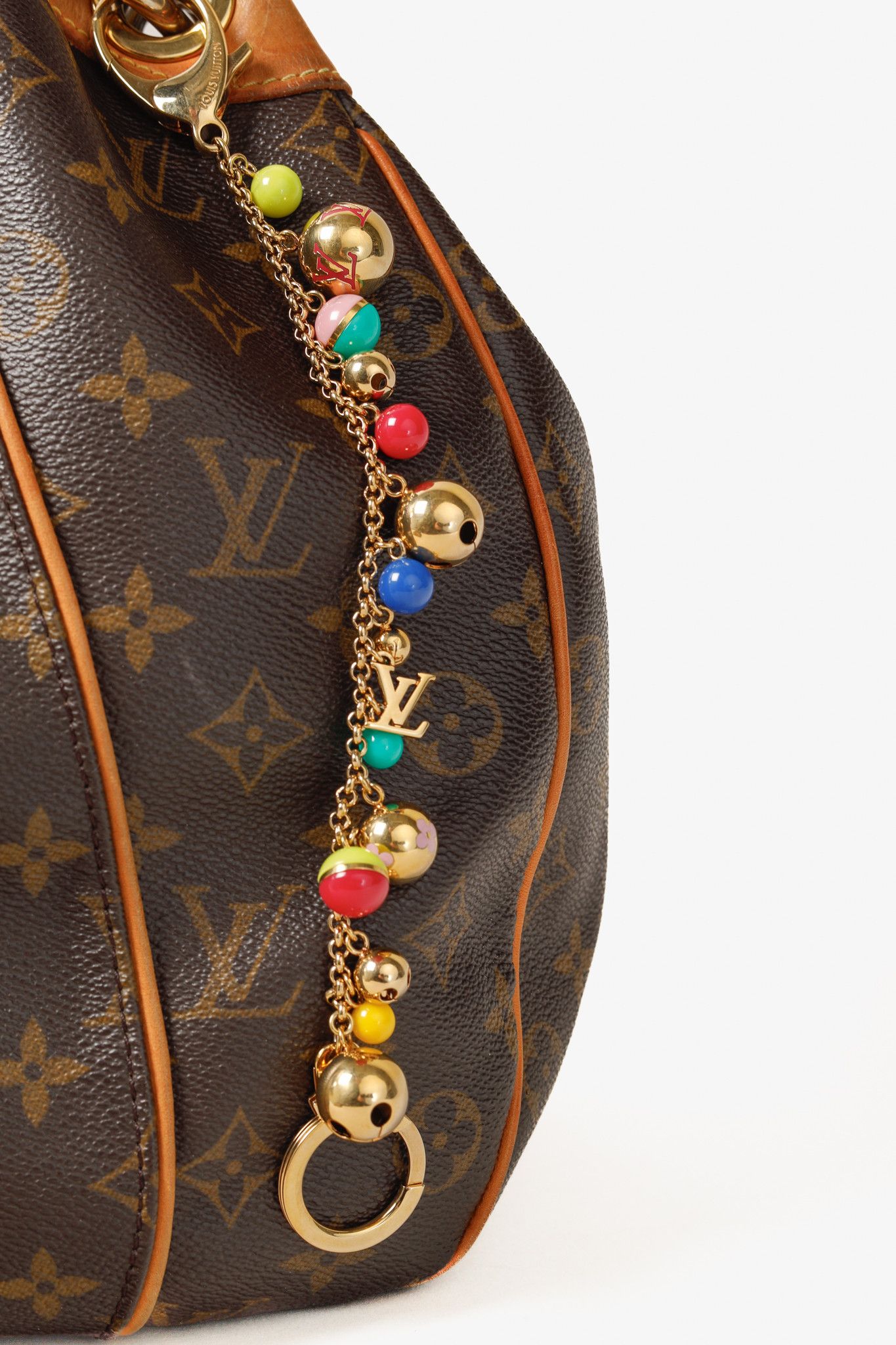Louis Vuitton Louis Vuitton Grelot Gold-Tone Spherical-Charm Key Chain Size ONE SIZE - 5 Thumbnail