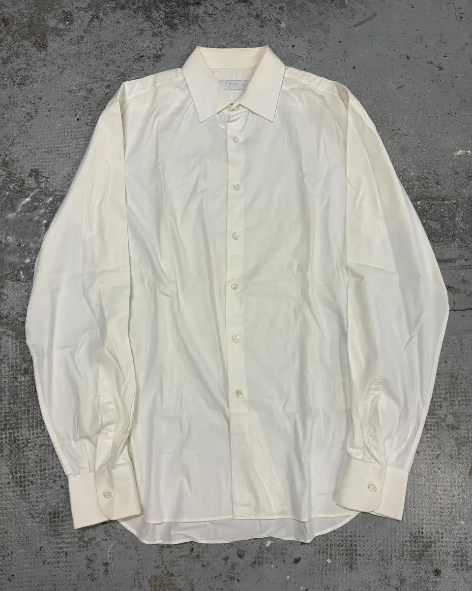 Prada SS2009 Prada White Minimalist Shirt Size US L / EU 52-54 / 3 - 1 Thumbnail