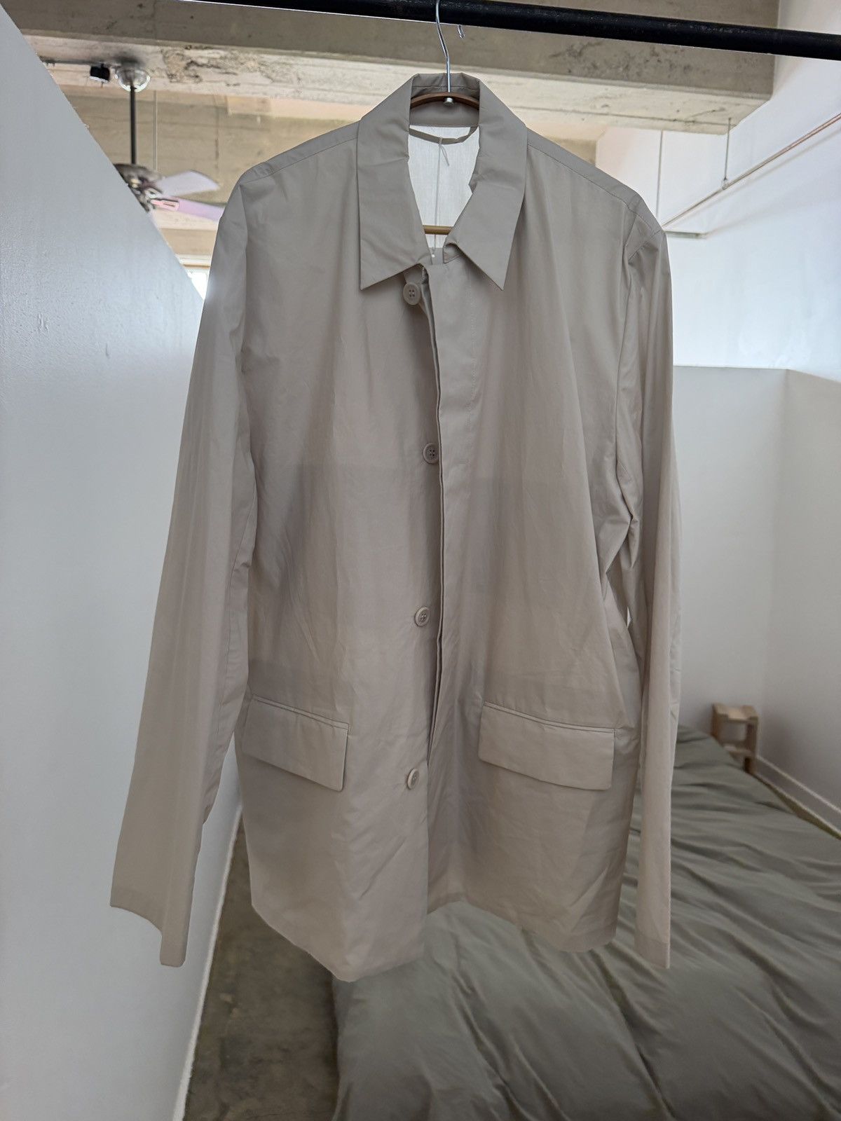 RIER Rier Waxed Popeline Chalk Jacket Size US L / EU 52-54 / 3 - 1 Thumbnail
