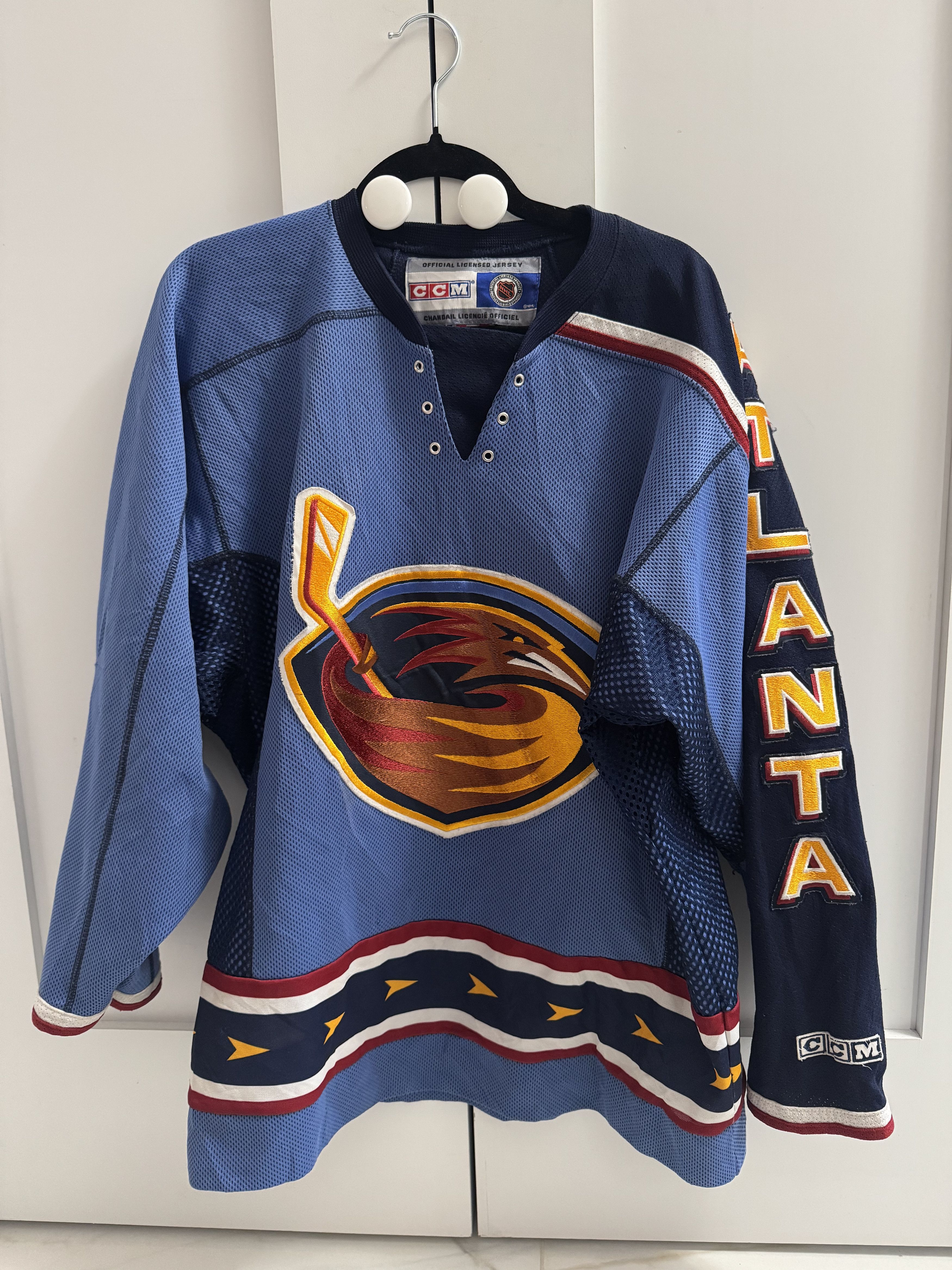 Ccm Authentic Atlanta Thrashers Jersey Size US M / EU 48-50 / 2 - 1 Thumbnail