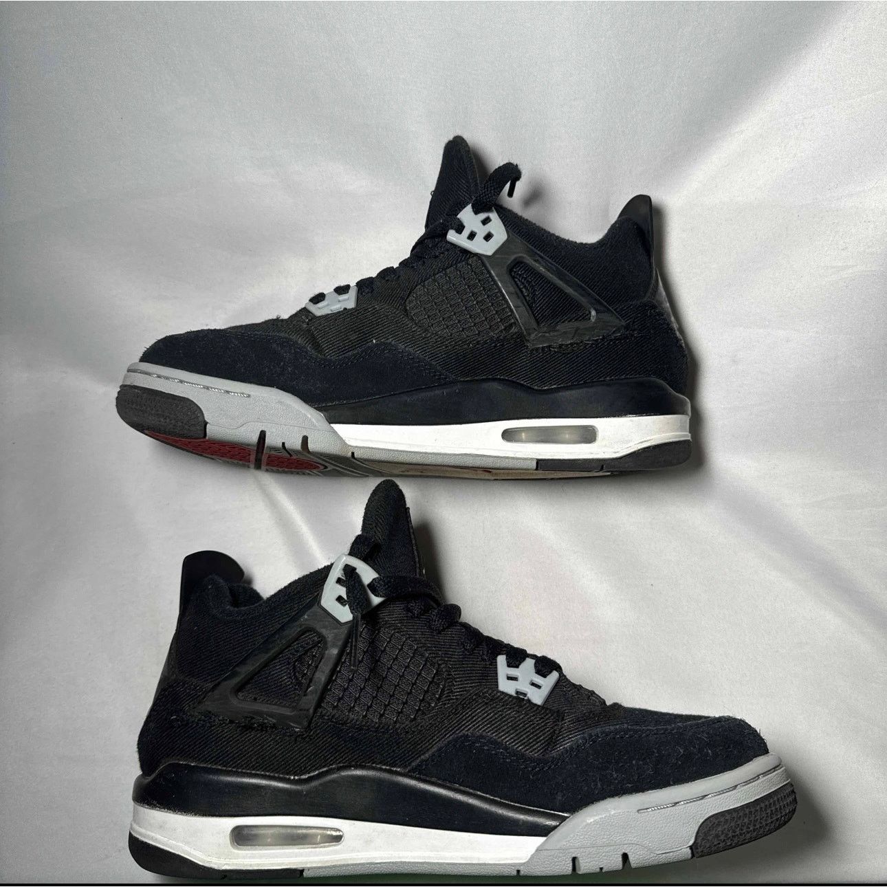 Jordan Brand × Nike Size 6.5 - Air Jordan 4 Retro SE GS Black Canvas Men's Shoes Size US 6.5 / EU 39-40 - 3 Thumbnail