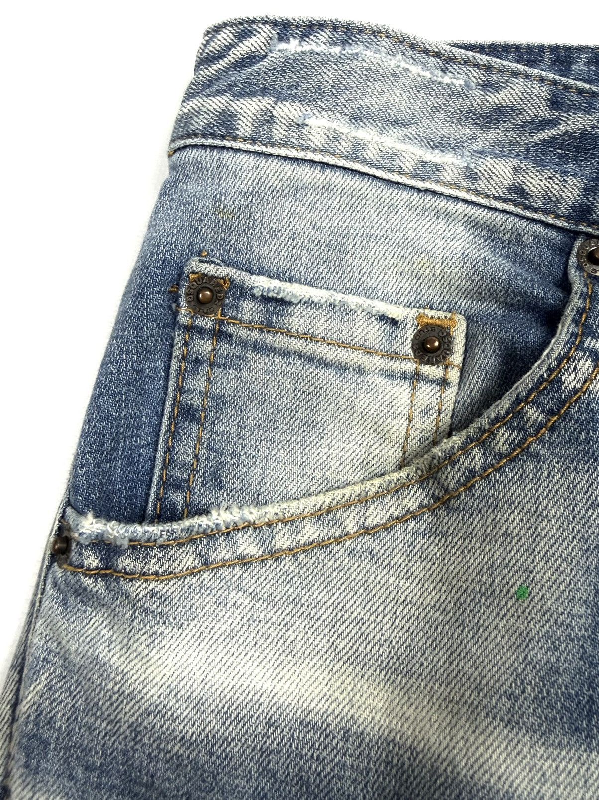 Dsquared2 Dsquared2 Slim Blue Jeans Distressed Paint Splatter Italy 48 Size US 32 / EU 48 - 10 Thumbnail