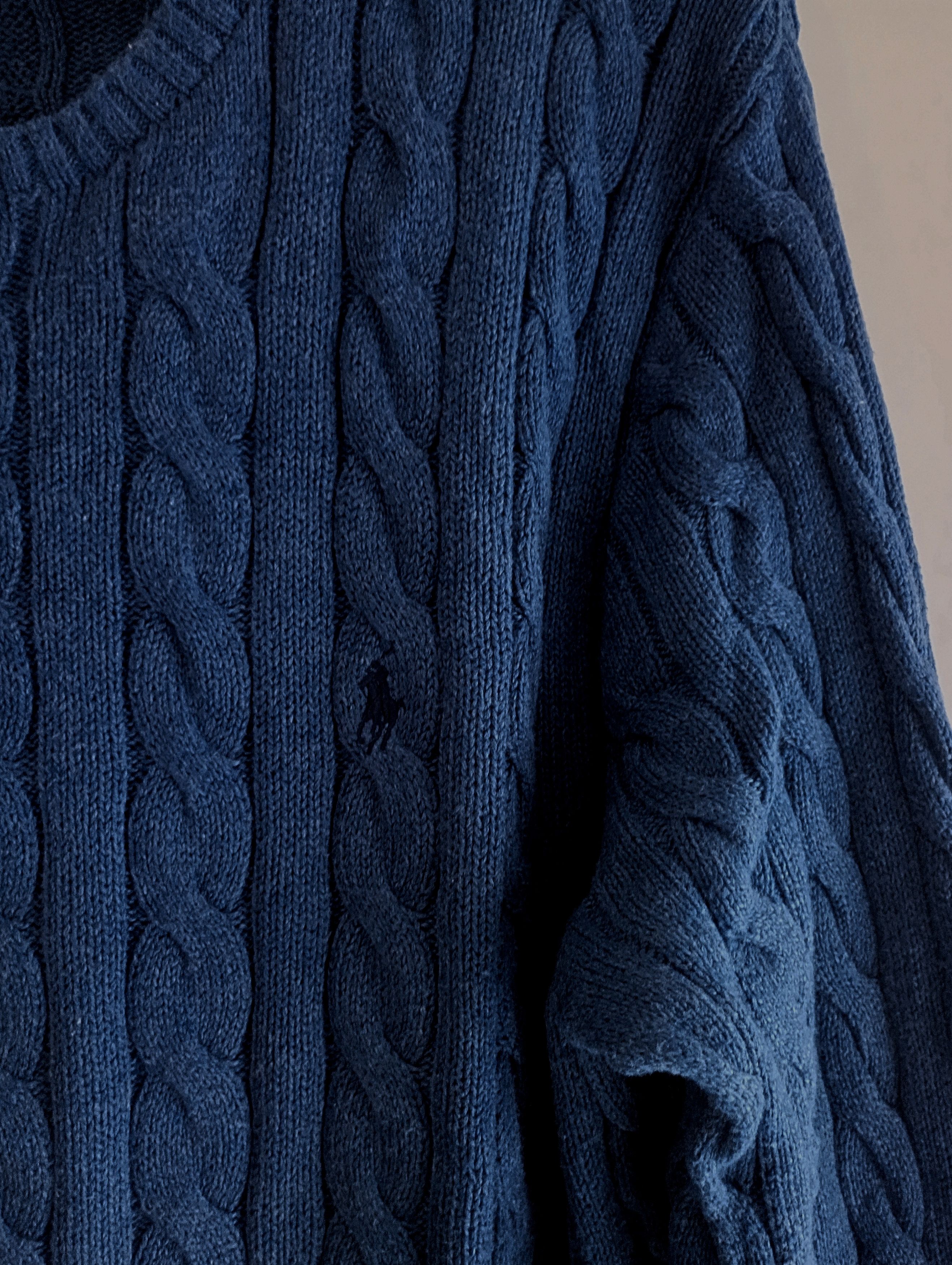 Polo Ralph Lauren Polo Ralph Lauren Cable Knit Sweater Oldmoney size XL Size US XL / EU 56 / 4 - 4 Thumbnail