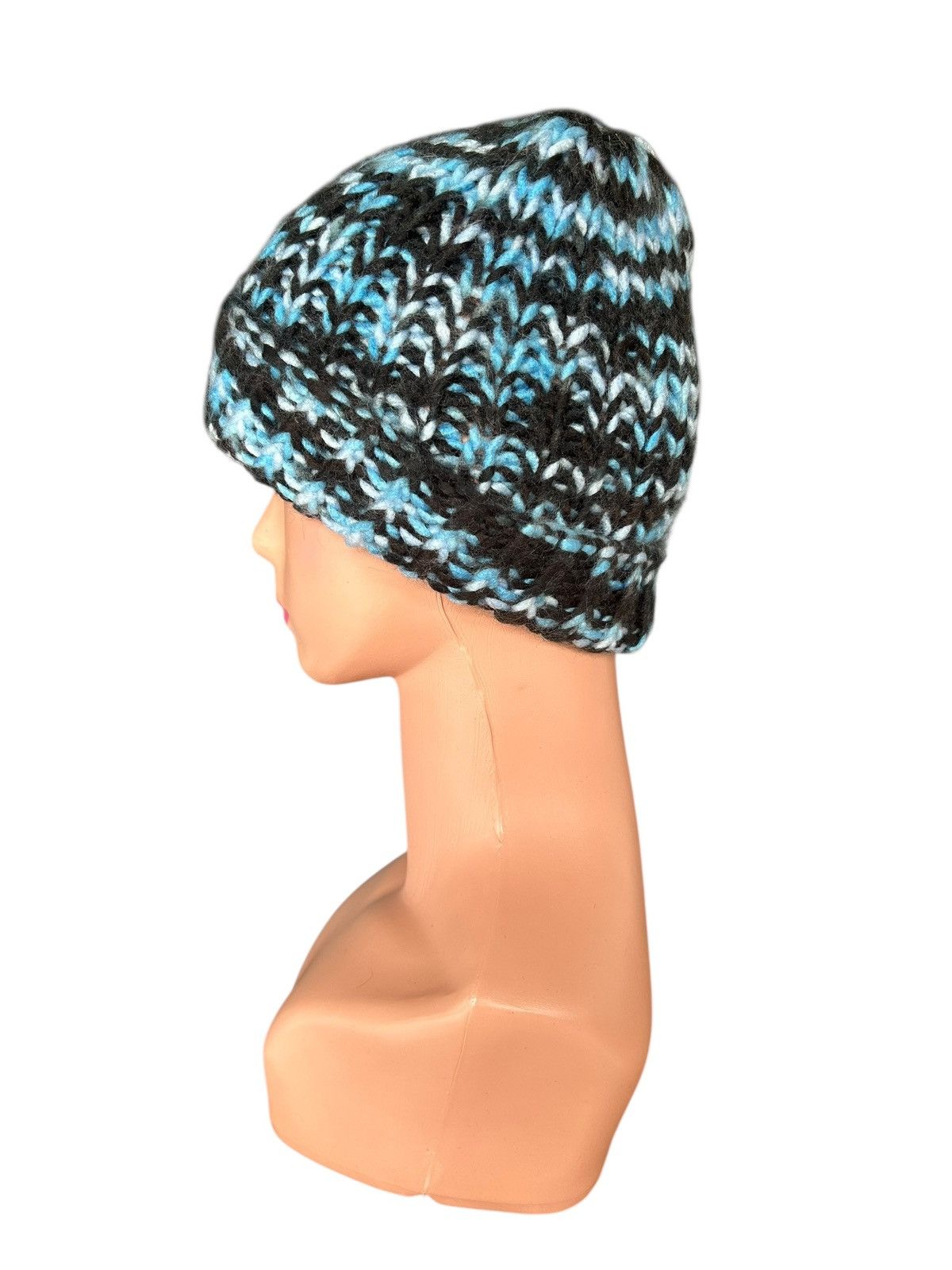 Kapital Crochet Knitted Handmade Hairy Beanie Hats Size ONE SIZE - 5 Thumbnail