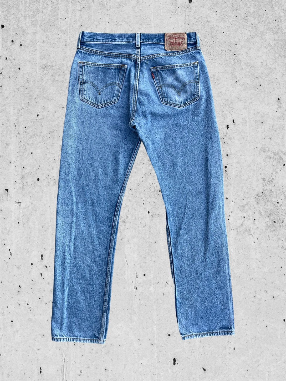 Jean × Levi's 🔥 Levi's 501 XX Blue Distressed Denim W32 🔥 Size US 32 / EU 48 - 8 Thumbnail
