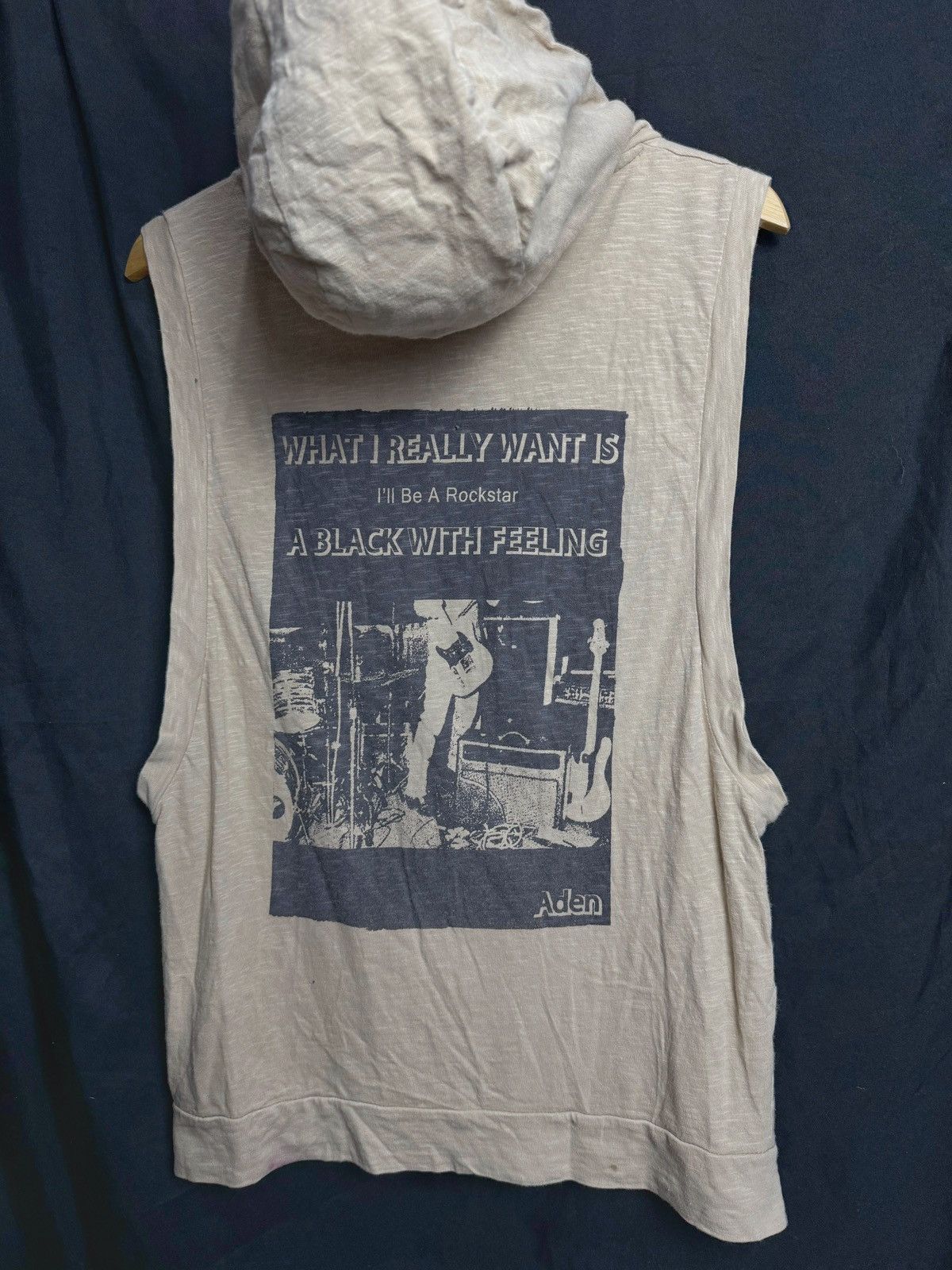 If Six Was Nine × Japanese Brand × Le Grande Bleu (L.G.B.) Aden Rockstar Sleeveless hoodie Lgb style Size US M / EU 48-50 / 2 - 1 Thumbnail