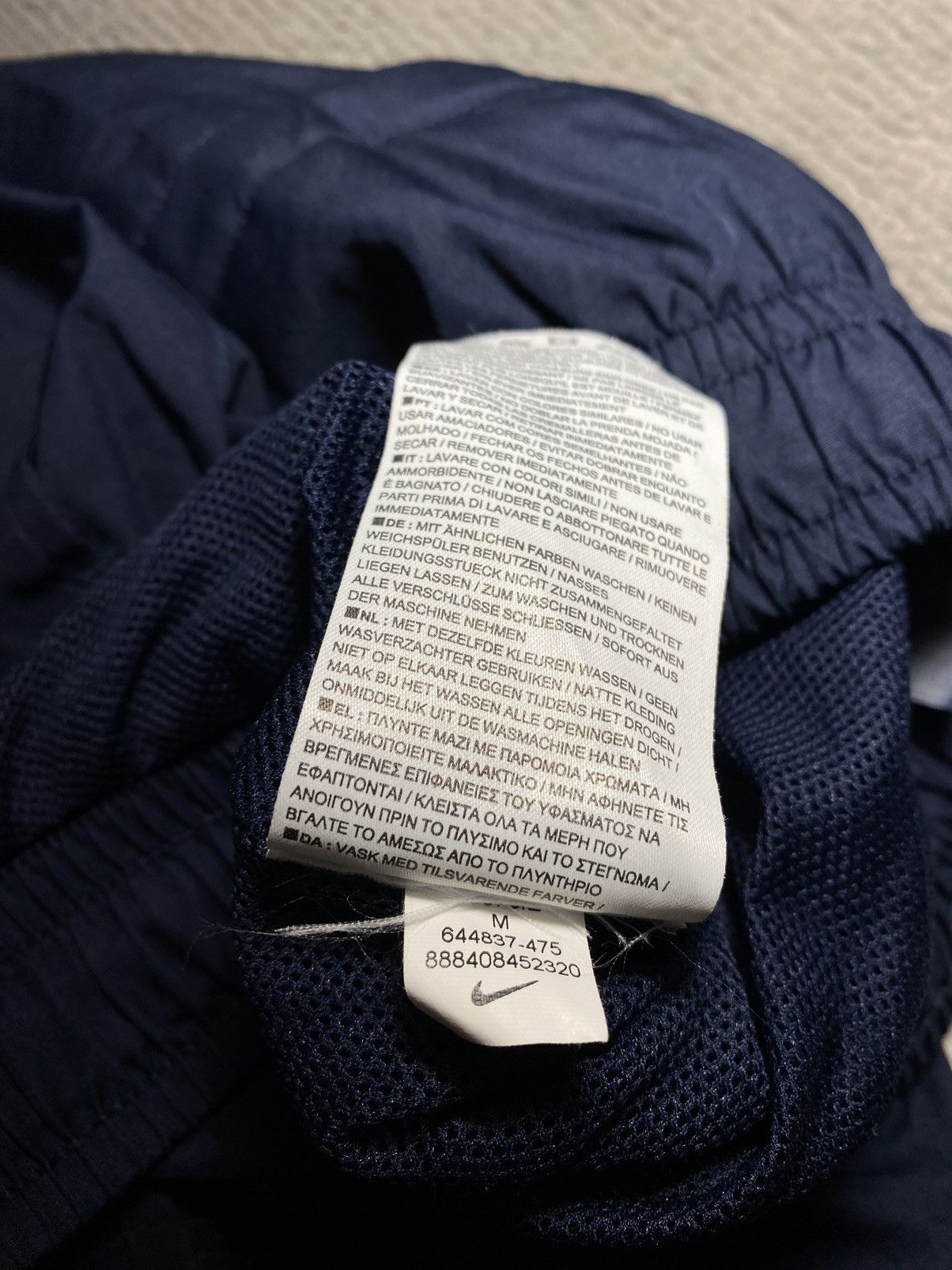 Nike × Vintage Nike Swoosh Loose Fit navy sweatpants Y2K Size US 32 / EU 48 - 13 Thumbnail