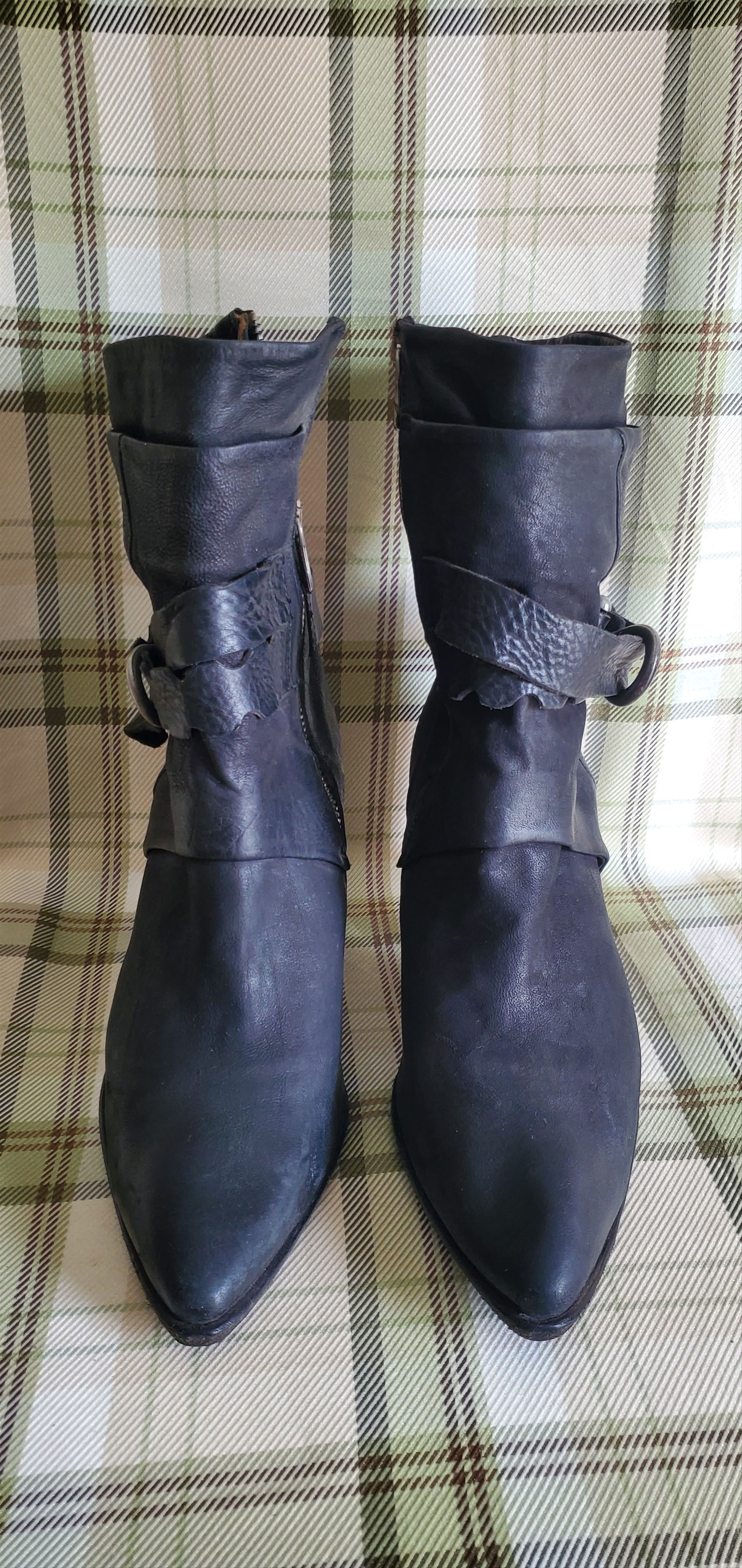 A.S.98 A.S 98 Black Ankle Pull On Boots Size US 10 / IT 40 - 2 Thumbnail