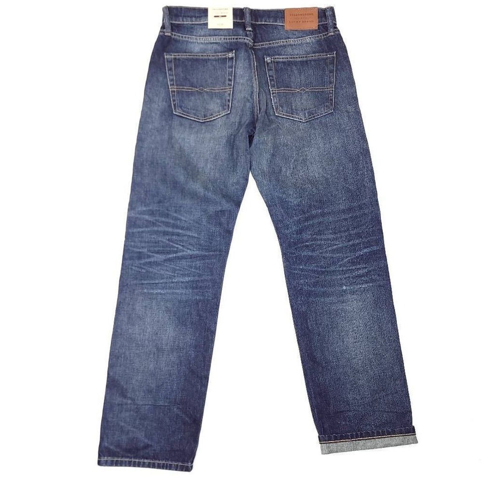 Lucky Brand NWT Lucky Brand Yellowstone 363 Vintage Jeans Mens 30x32 Size US 30 / EU 46 - 8 Thumbnail