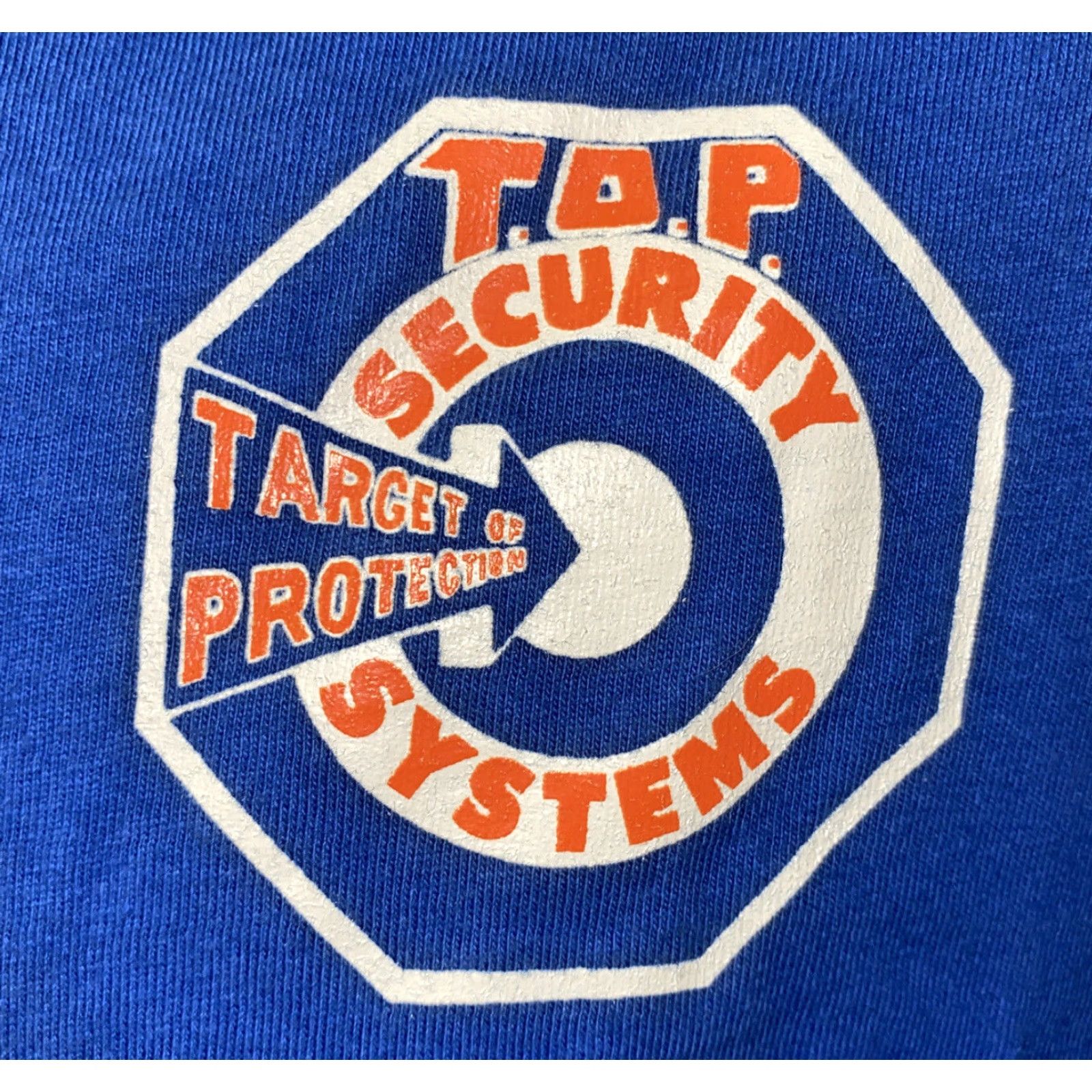 Hanes VINTAGE Hanes Beefy-T T-Shirt Mens Blue XL Short Sleeve TAP Security Regular Size XL Size US XL / EU 56 / 4 - 4 Thumbnail