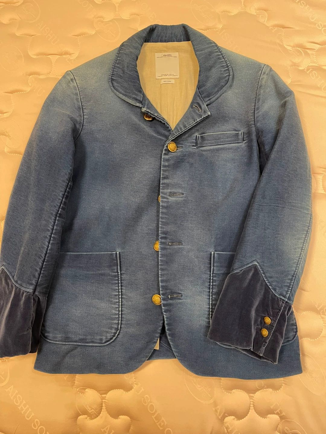 Visvim visvim blue dyed palace coat Size US M / EU 48-50 / 2 - 1 Thumbnail