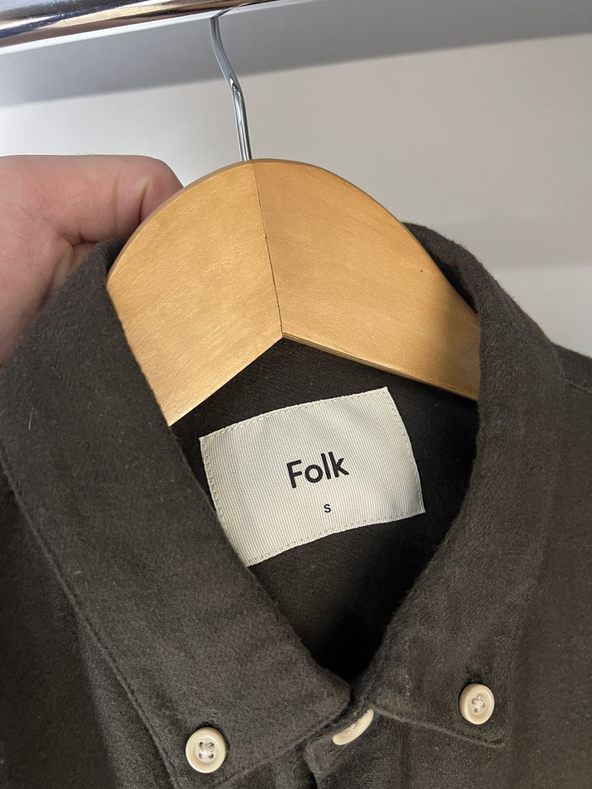 Folk VINTAGE FOLK CLASSIC DESIGNER SHIRT CASUAL JAPAN STYLE Y2K Size US S / EU 44-46 / 1 - 13 Thumbnail