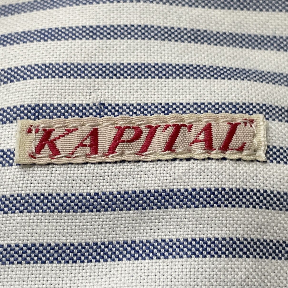 Japanese Brand × Kapital × Vintage Vintage Japanese Brand Kapital Stripes Shirt 2000s Size US XS / EU 42 / 0 - 10 Thumbnail