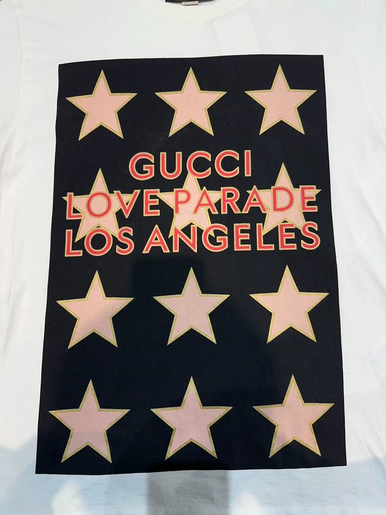Gucci Gucci Star letter printed short sleeves 2502-Nextarrow Size US L / EU 52-54 / 3 - 3 Thumbnail