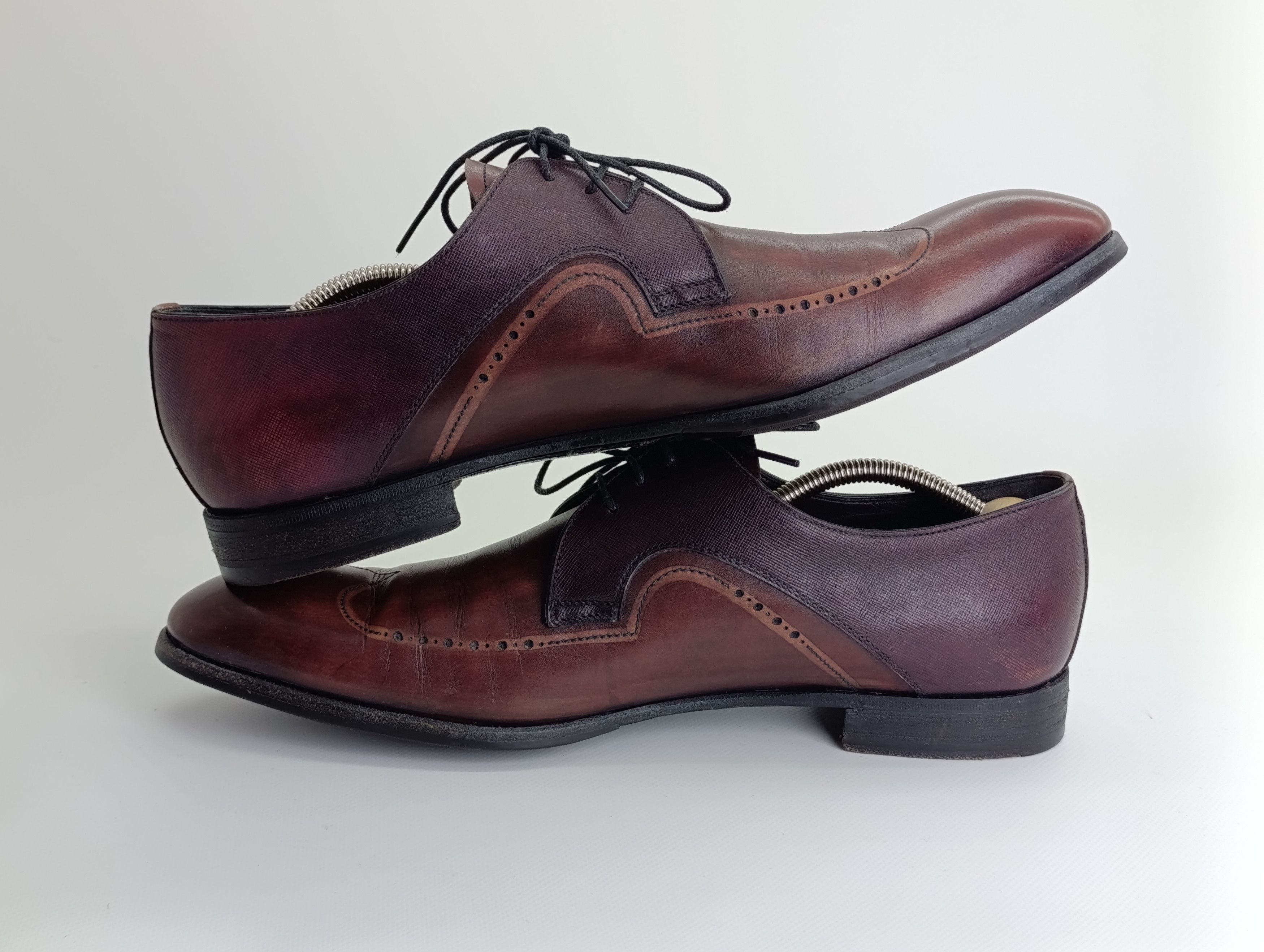 Barrett BARRETT ITALIAN LEATHER FORMAL DERBY Size US 12.5 / EU 45-46 - 7 Thumbnail