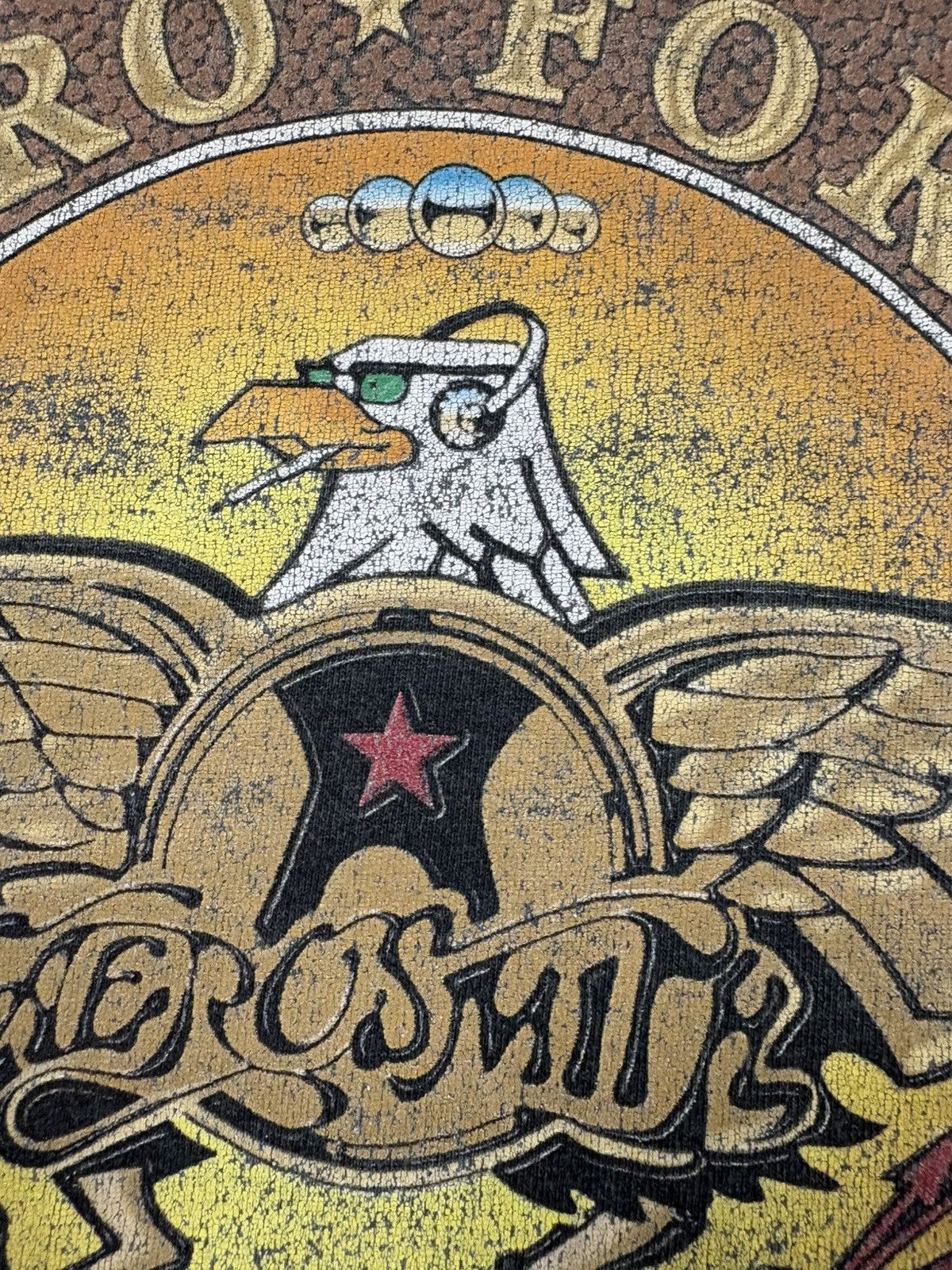 Band Tees Vintage 1999 Aerosmith Aero Force One World Tour Tee 90s USA Size US M / EU 48-50 / 2 - 18 Thumbnail