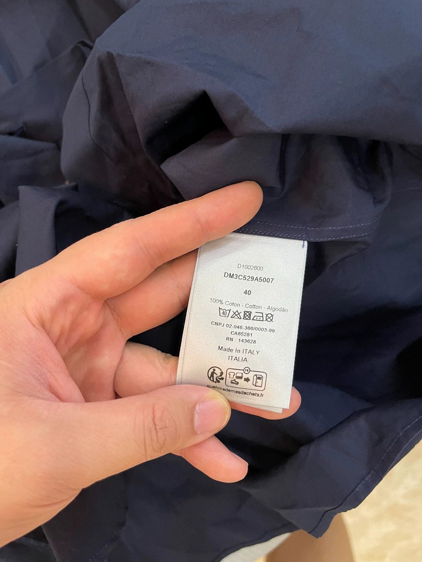 Dior DIOR 2024 NEW SHIRT BLACK 40 NEW WITH TAGS Size US M / EU 48-50 / 2 - 7 Thumbnail