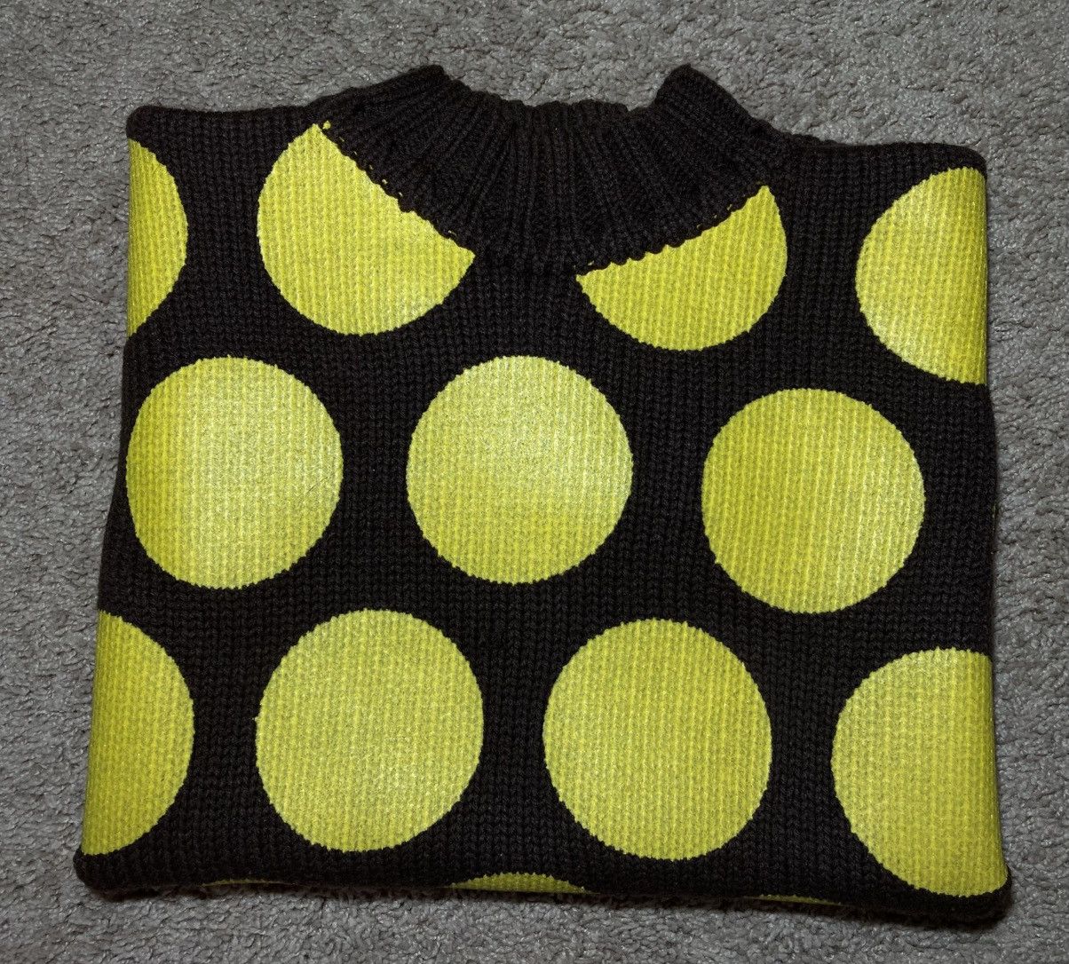 W&LT × Walter Van Beirendonck AW96 W&LT Wonderland Polka Dot Sweater Brown Oversized Size US M / EU 48-50 / 2 - 1 Thumbnail