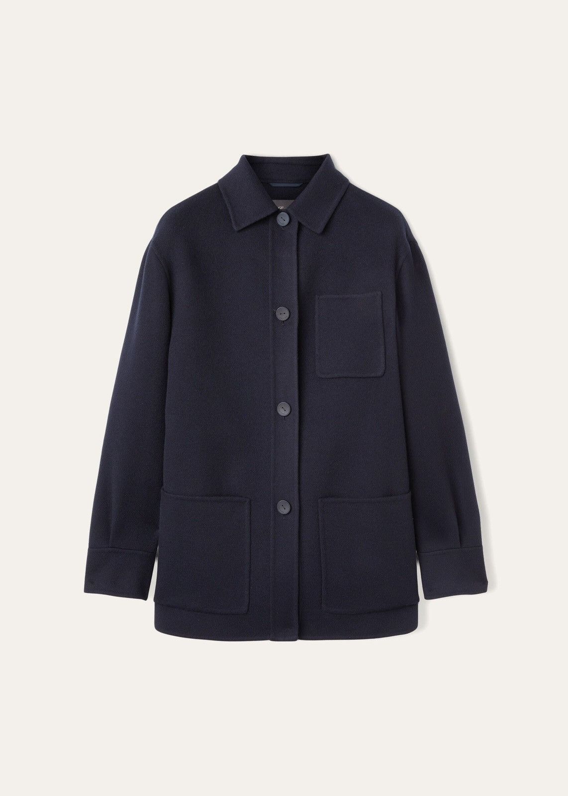Loro Piana o1srvl11e0725 FAM1937 Larson Jacket in Navy Blue Size XS / US 0-2 / IT 36-38 - 1 Thumbnail
