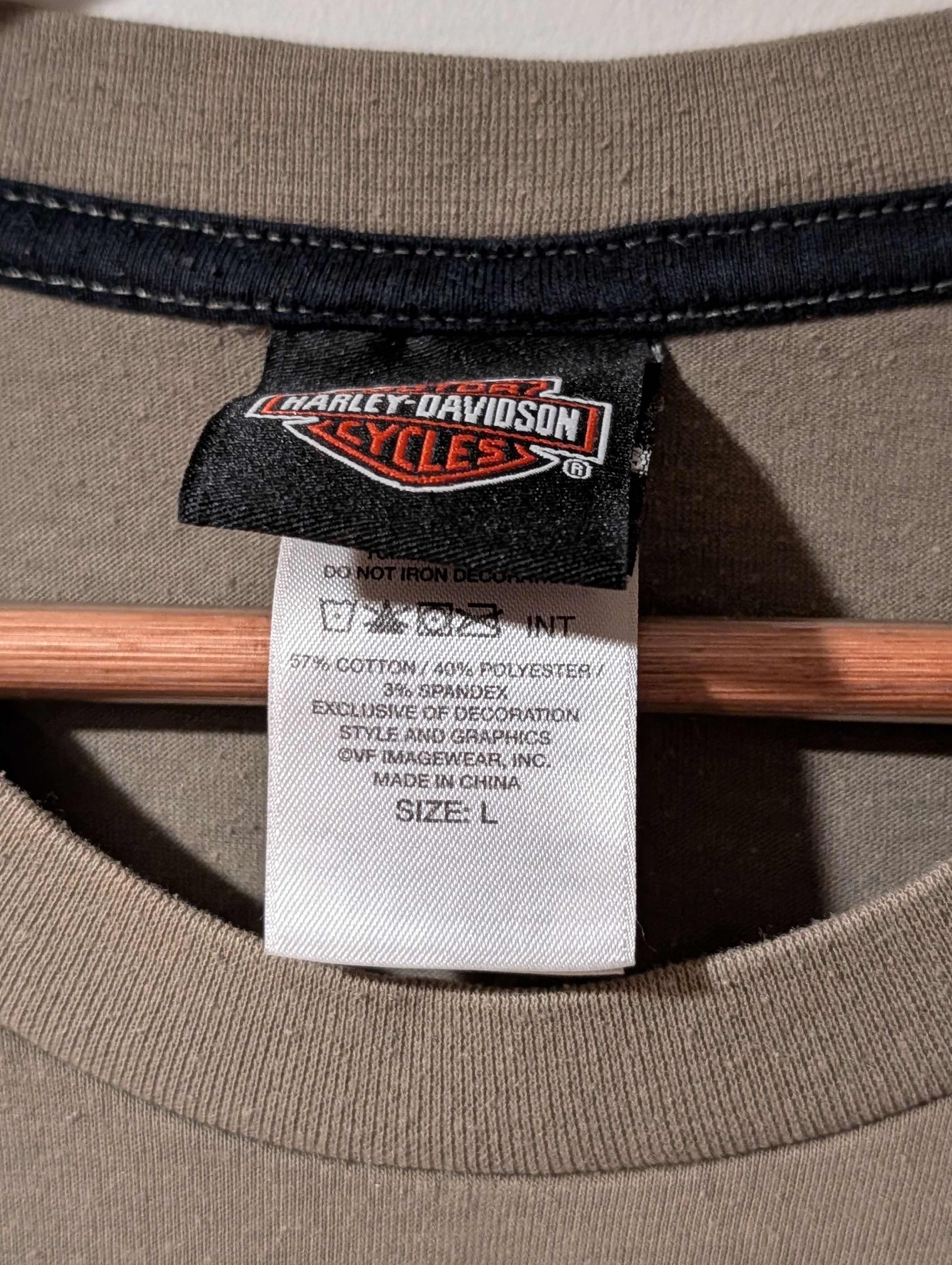 Harley Davidson Harley-Davidson Virginia Beach Southside Green T-Shirt Size US L / EU 52-54 / 3 - 4 Thumbnail