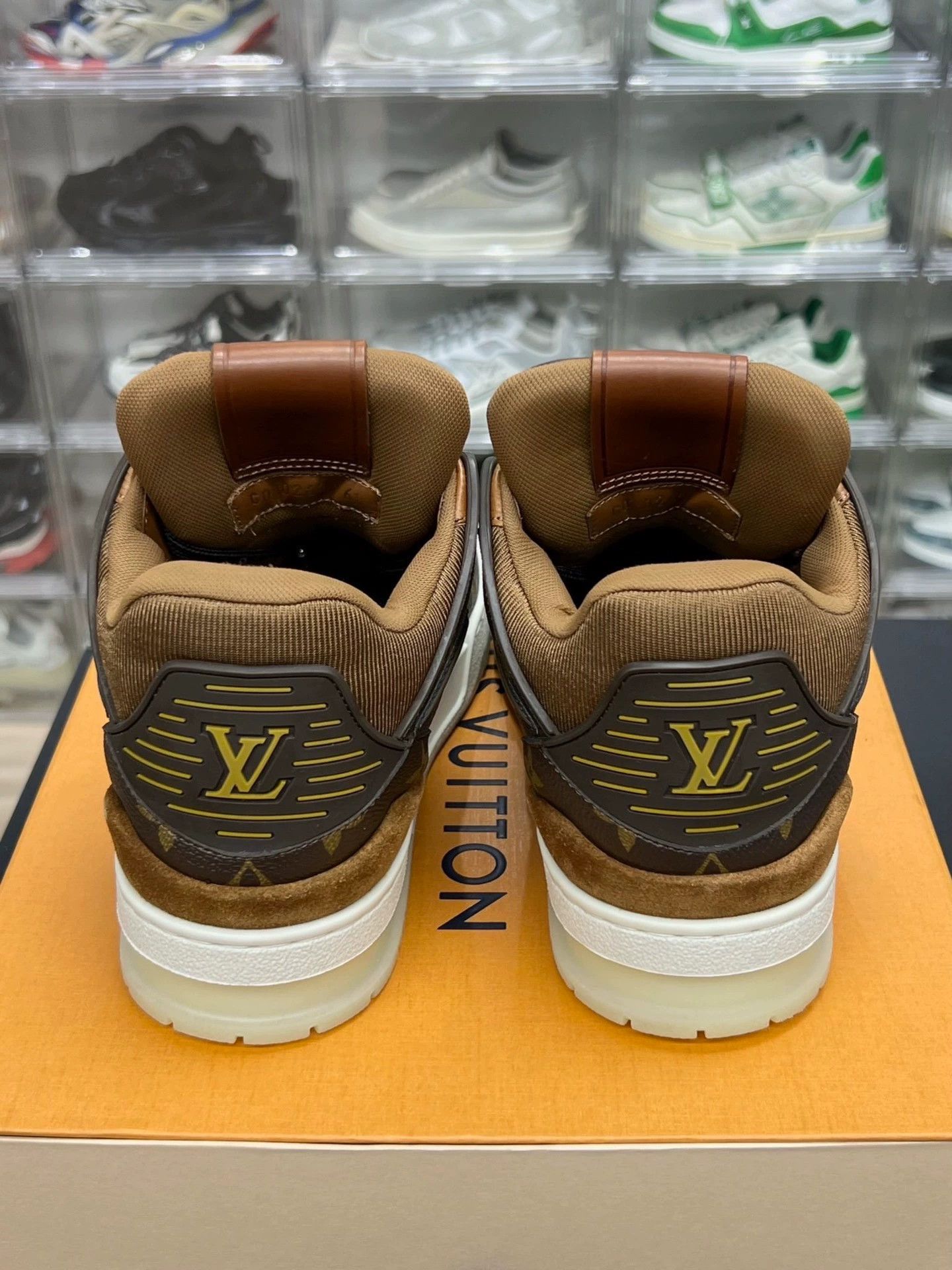 Louis Vuitton lv trainer sneakers in brown monogram Size US 7.5 / EU 40-41 - 7 Thumbnail