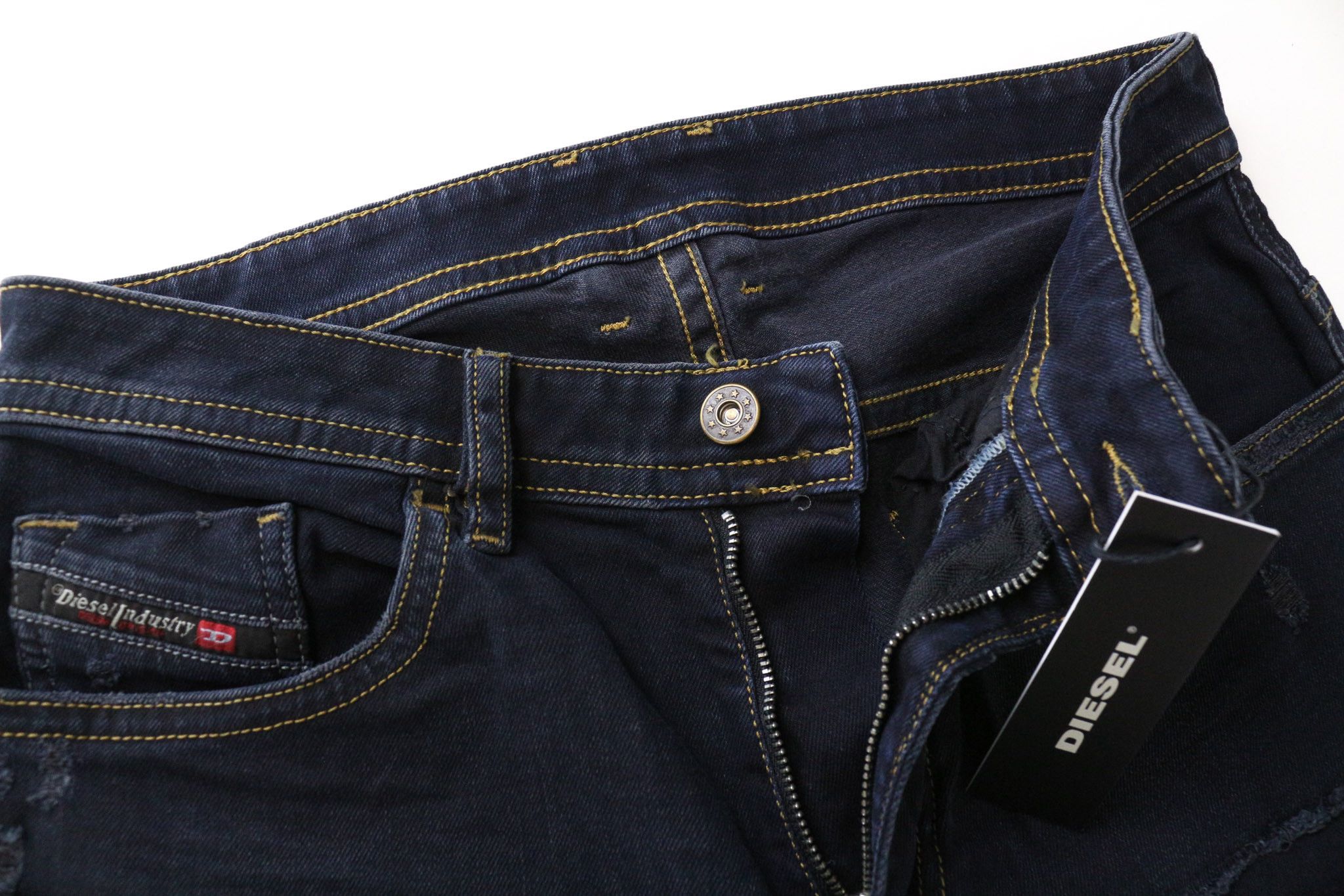 Diesel THOMMER 069GM W28/L32 Blue Slim Skinny Distress 86906 Size US 28 / EU 44 - 3 Thumbnail