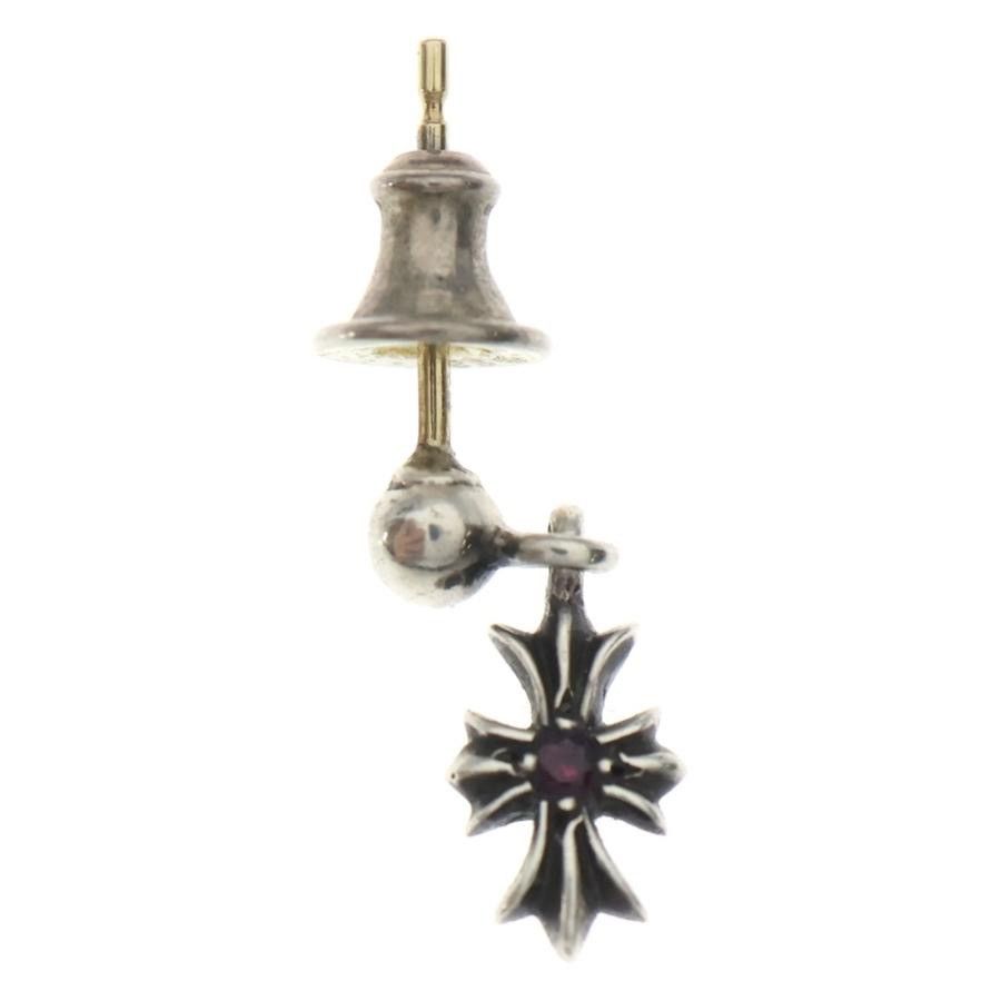 Chrome Hearts Chrome Hearts Ruby Tiny CH Cross Drop Earring Size ONE SIZE - 2 Thumbnail
