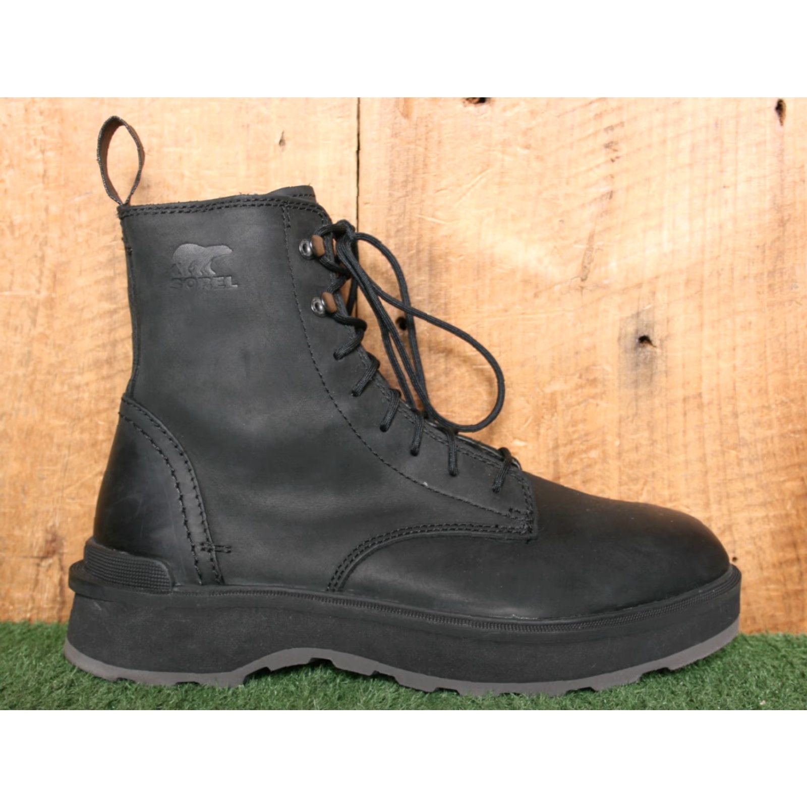 SOREL VINTAGE SOREL 'Hi-Line' Black Nubuck Lightweight Lace Up Utility Boots Women's Sz. 7.5 Size US 6 / IT 36 - 2 Thumbnail