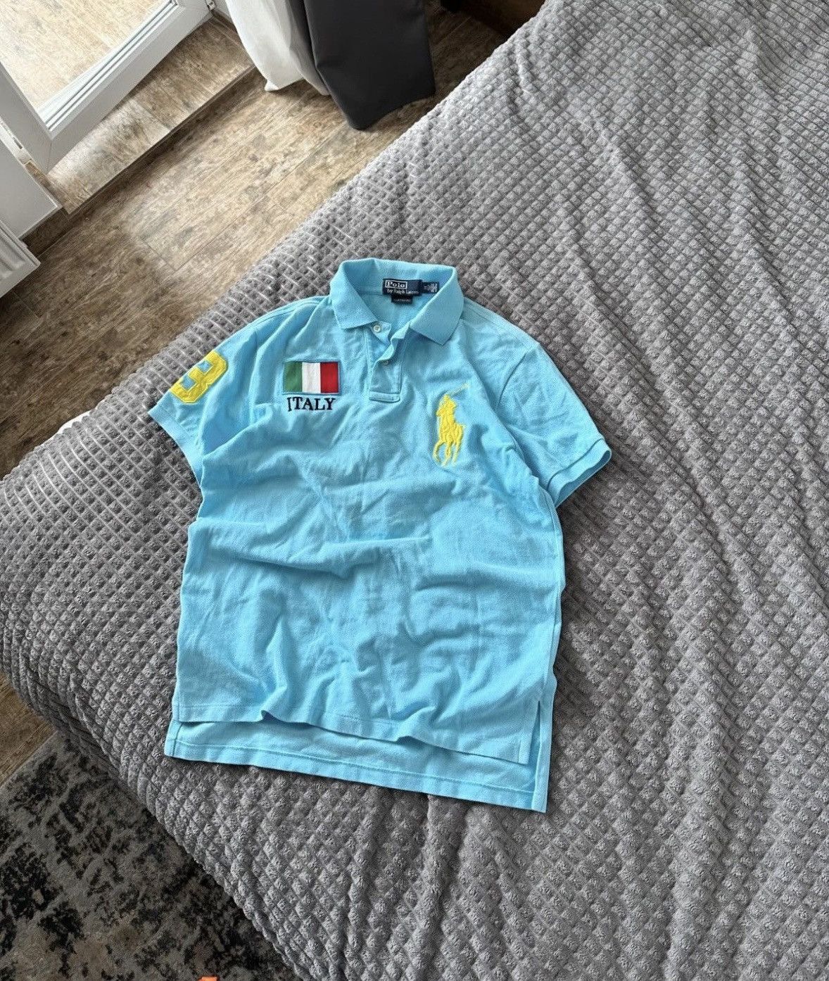 Other Vintage polo Ralph Lauren Italy 3 blue logo size M Size US M / EU 48-50 / 2 - 2 Thumbnail