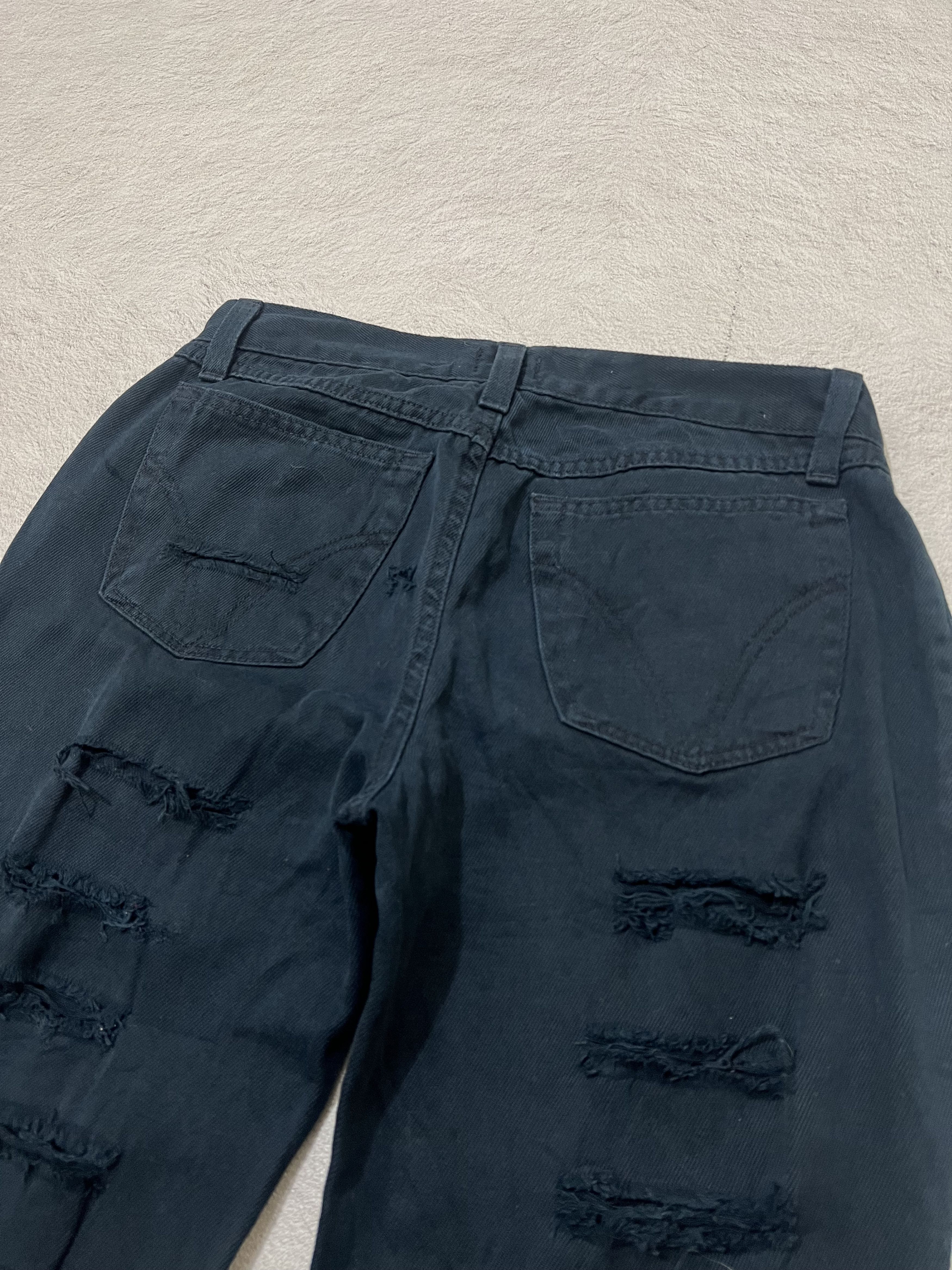 Dolce & Gabbana 2000s Dolce Gabbana Distressed Ripped Biker y2k Lgb Ifsix Size US 28 / EU 44 - 3 Thumbnail