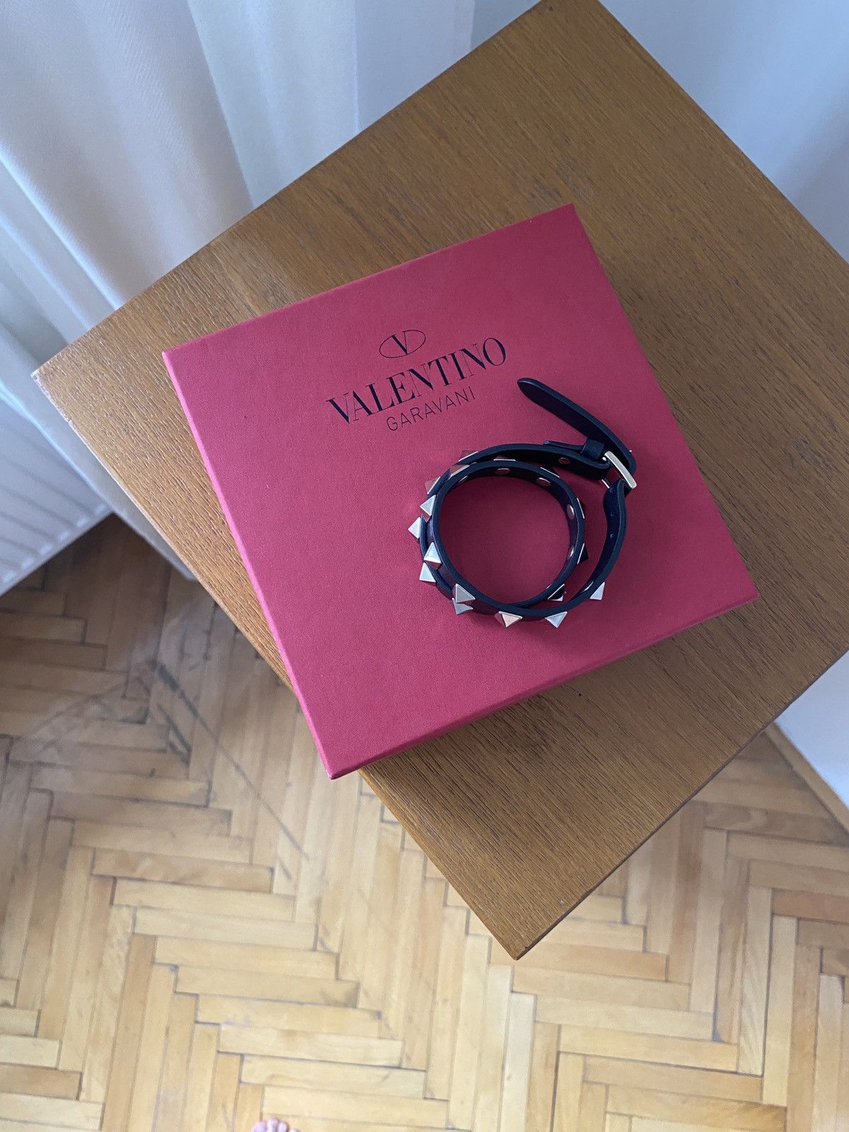 Valentino Valentino - Black Rockstud Wrap Bracelet Size ONE SIZE - 4 Thumbnail