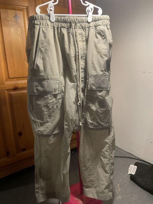 Rick Owens Rick Owens Cropped Ripstop Nylon Cargo Pants | Grailed