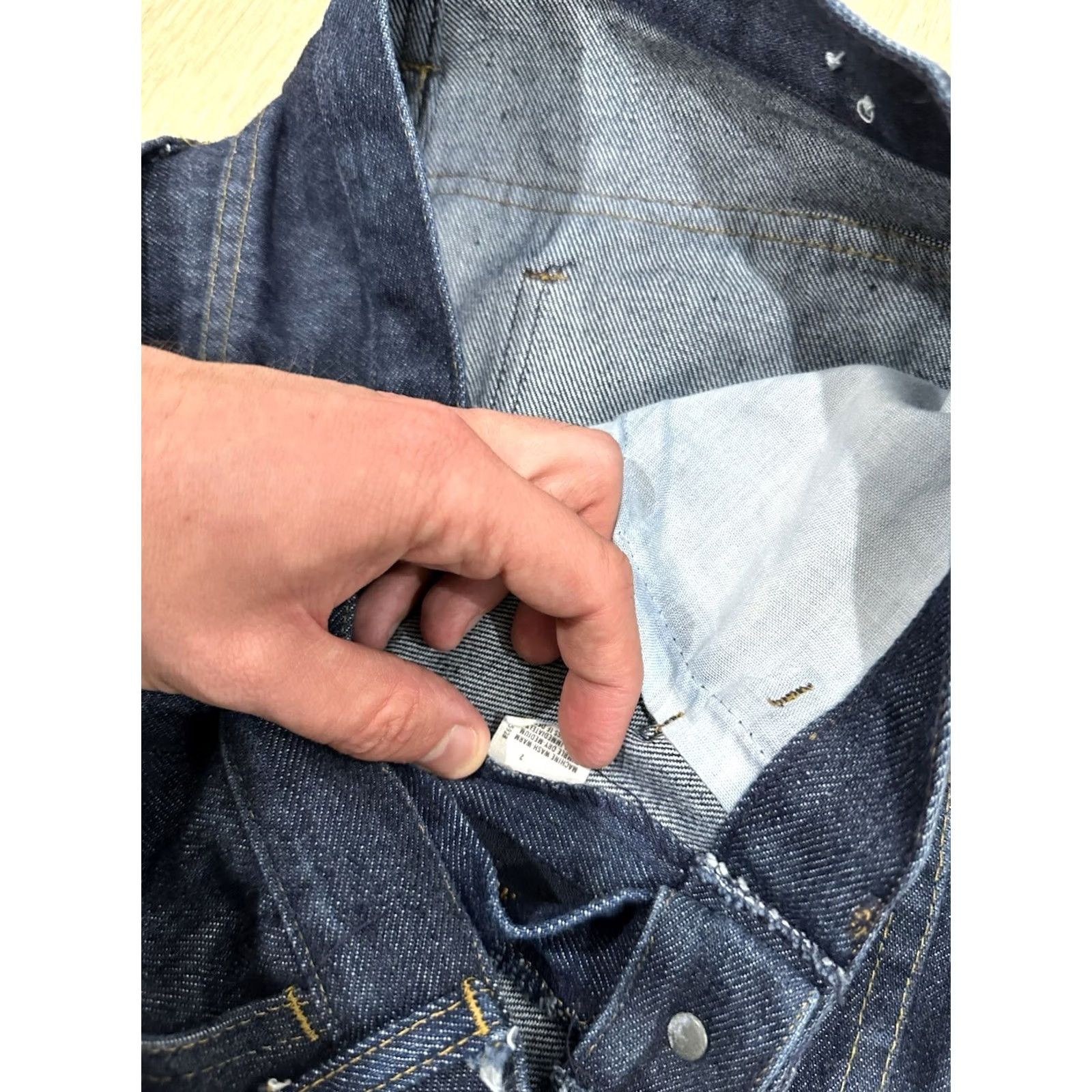 Vintage VINTAGE Jeans Men Bootcut 30x30 USA 80s 90s Denim Blue Cotton Blend Zipper Logo Pocket" Size US 30 / EU 46 - 7 Thumbnail