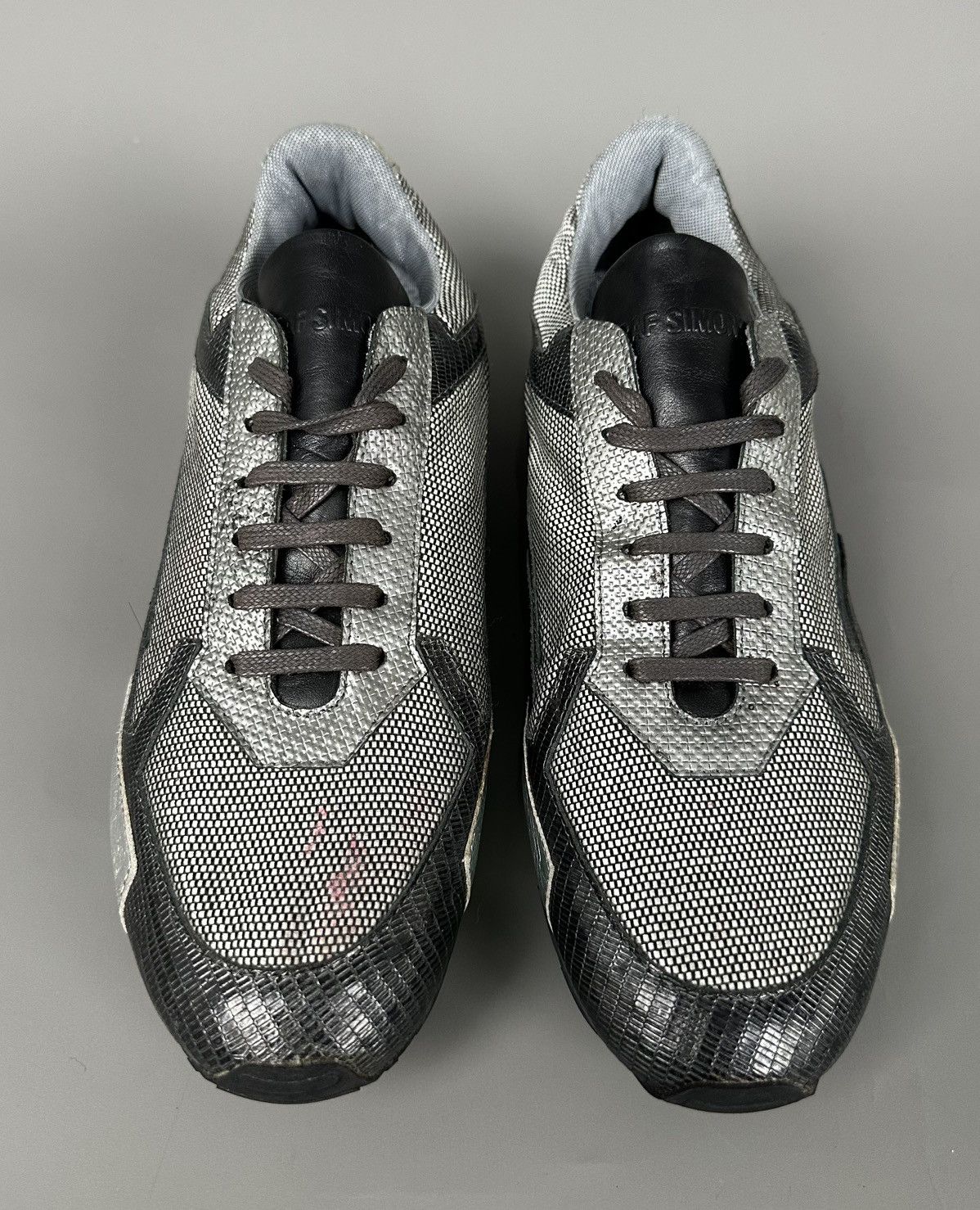 Raf Simons Raf Simons - S/S13 Holo Runner Multi Color / Metallic Silver Size US 11.5 / EU 44-45 - 2 Thumbnail