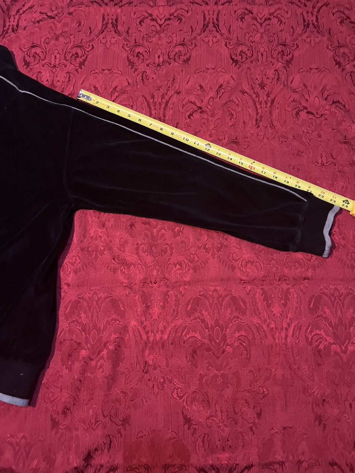 Other Black and Grey Velvet Jacket Size US M / EU 48-50 / 2 - 5 Thumbnail