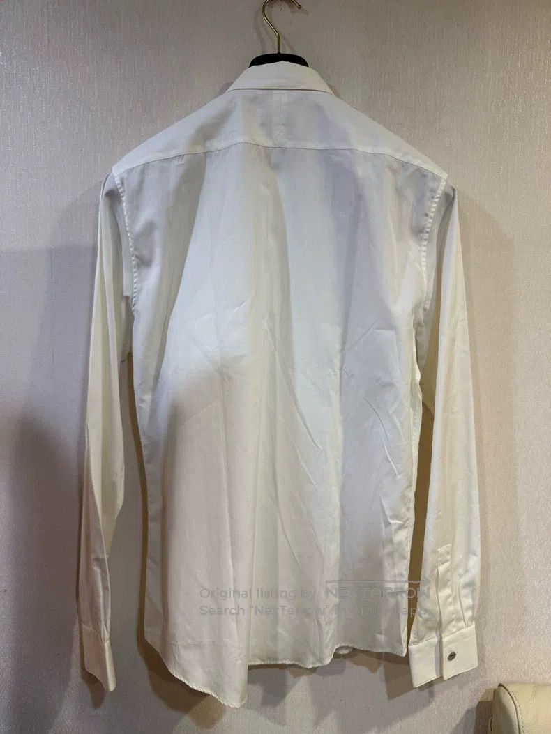 Hermes Hermes White Shirt Size S / US 4 / IT 40 - 2 Thumbnail